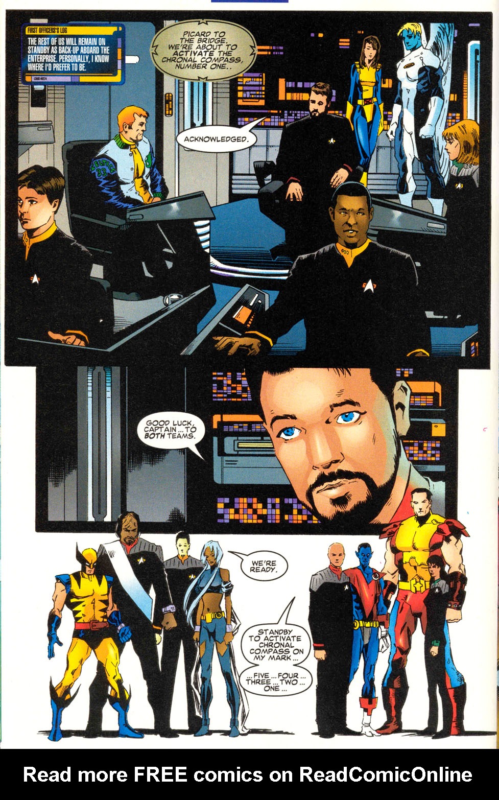 Star Trek: The Next Generation/X-Men: Second Contact issue Full - Page 25