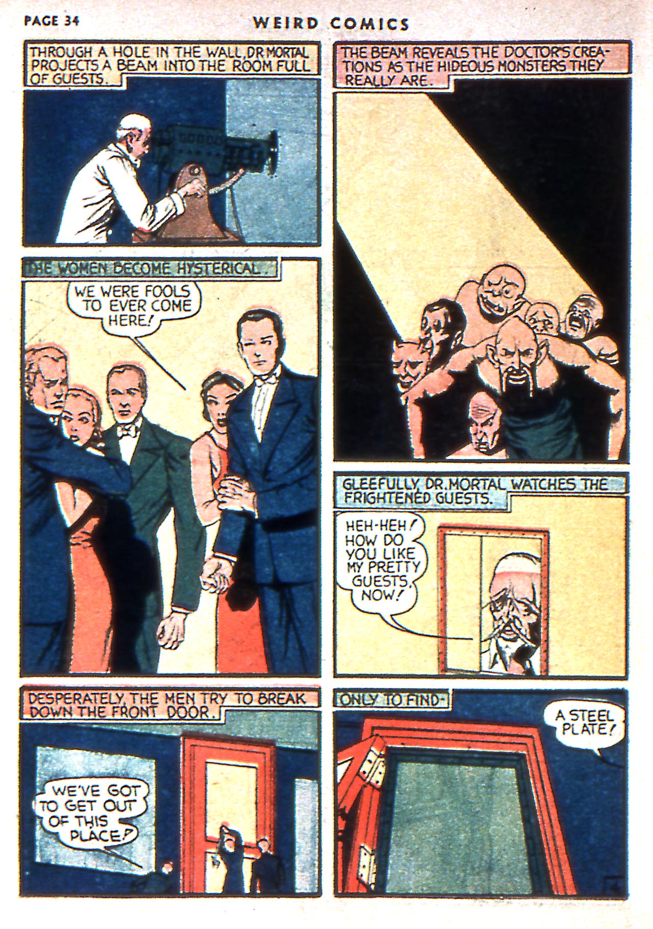 Read online Weird Comics comic -  Issue #4 - 36