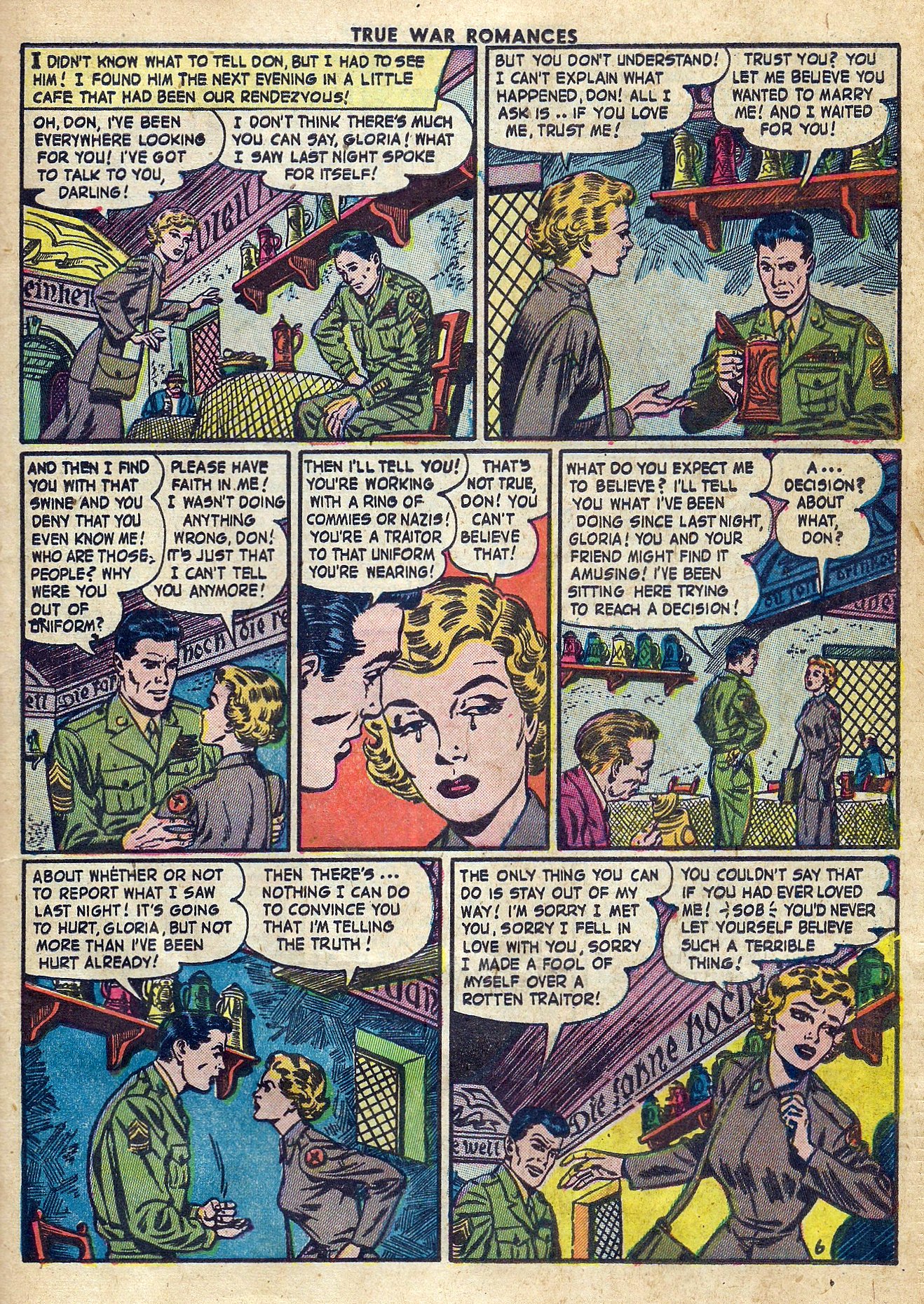 Read online True War Romances comic -  Issue #10 - 23