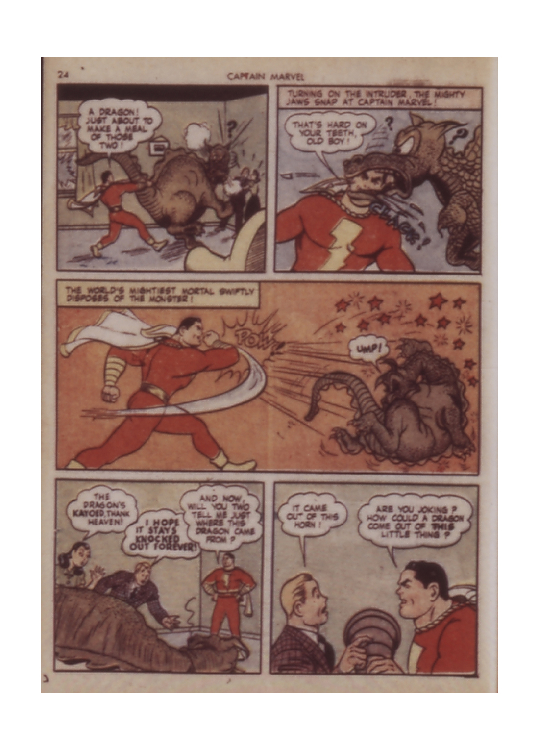 Read online Captain Marvel Adventures comic -  Issue #20 - 24