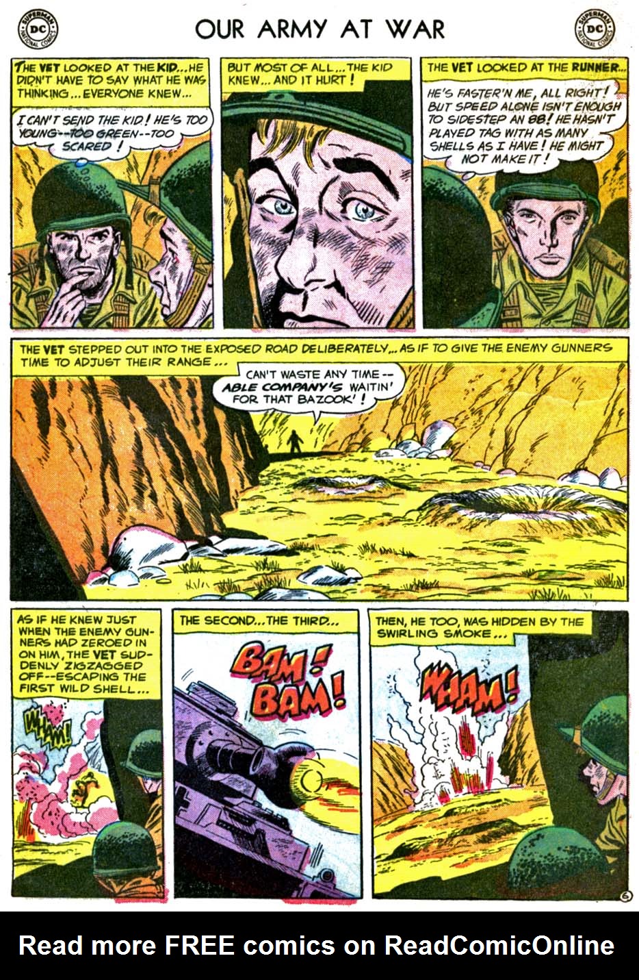 Read online Our Army at War (1952) comic -  Issue #56 - 8