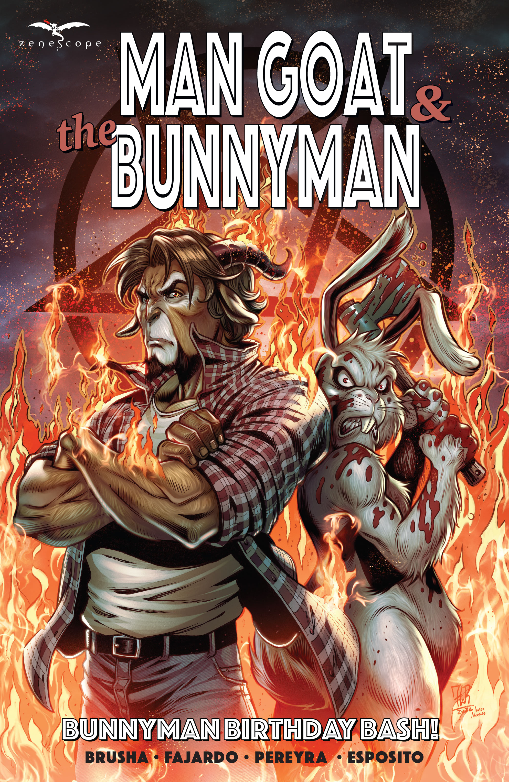 Read online Man Goat & The Bunnyman: Bunnyman's Birthday Bash comic -  Issue # Full - 1