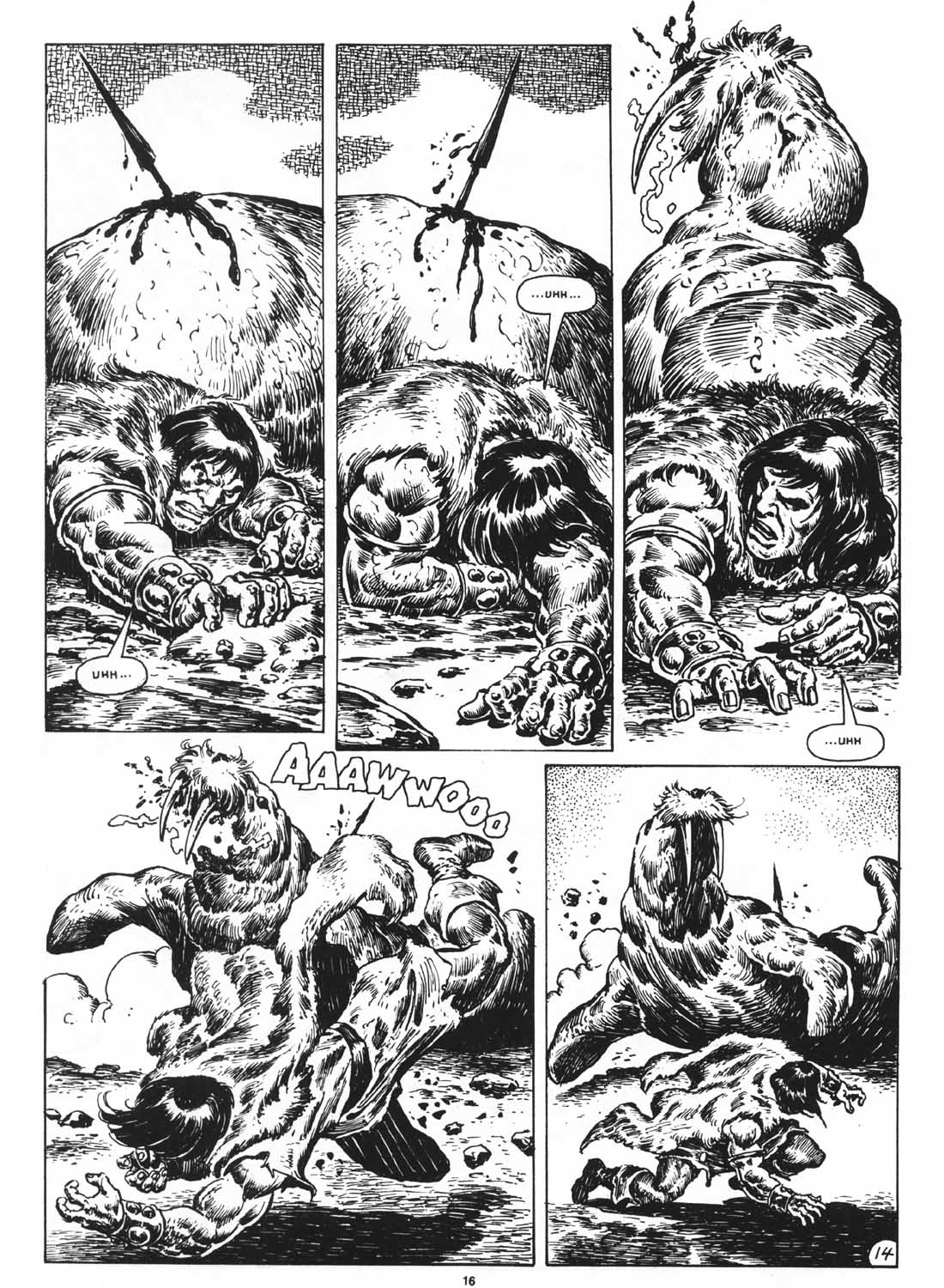 Read online The Savage Sword Of Conan comic -  Issue #168 - 18