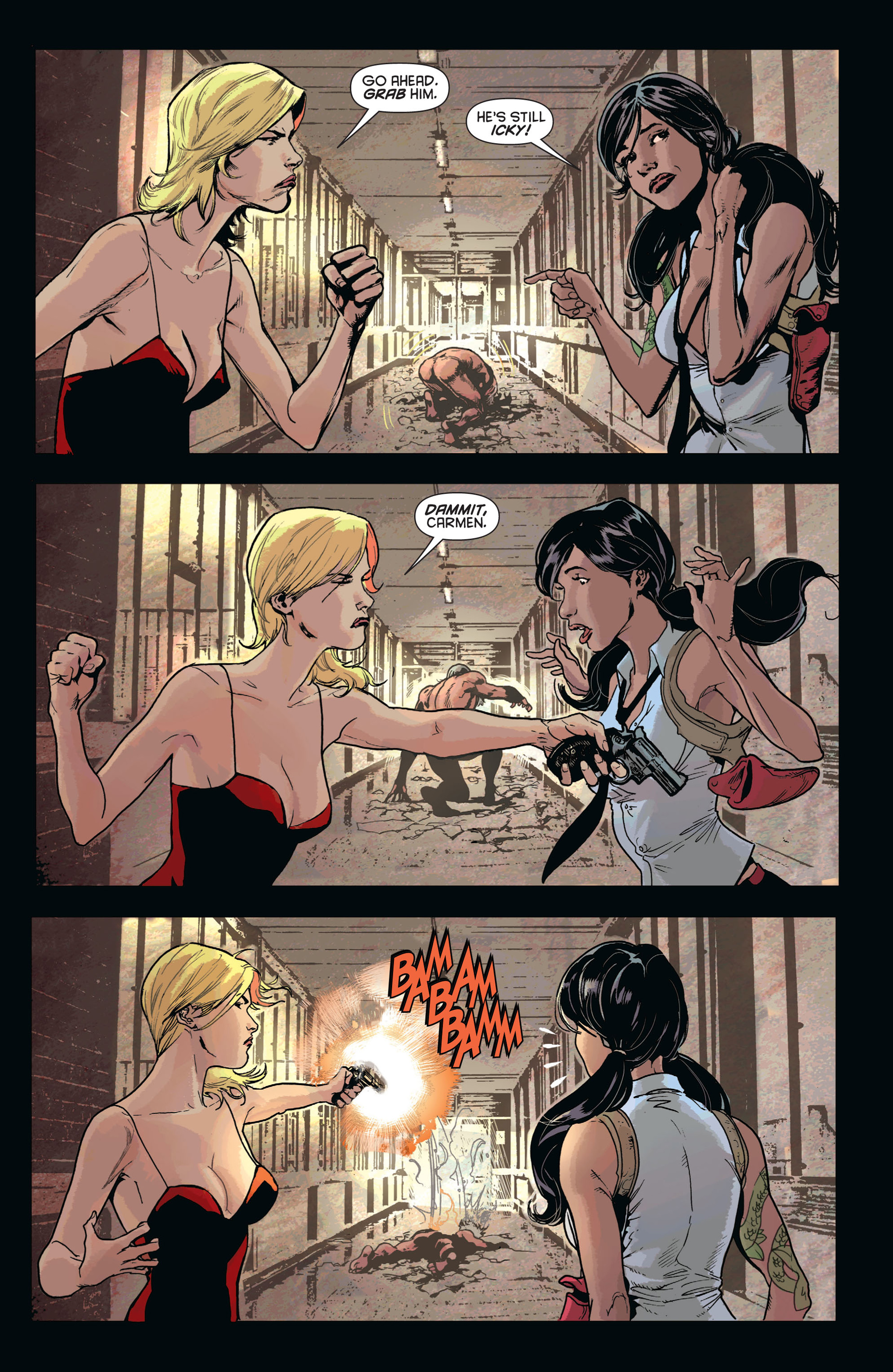 Read online Resurrection Man (2011) comic -  Issue #3 - 13