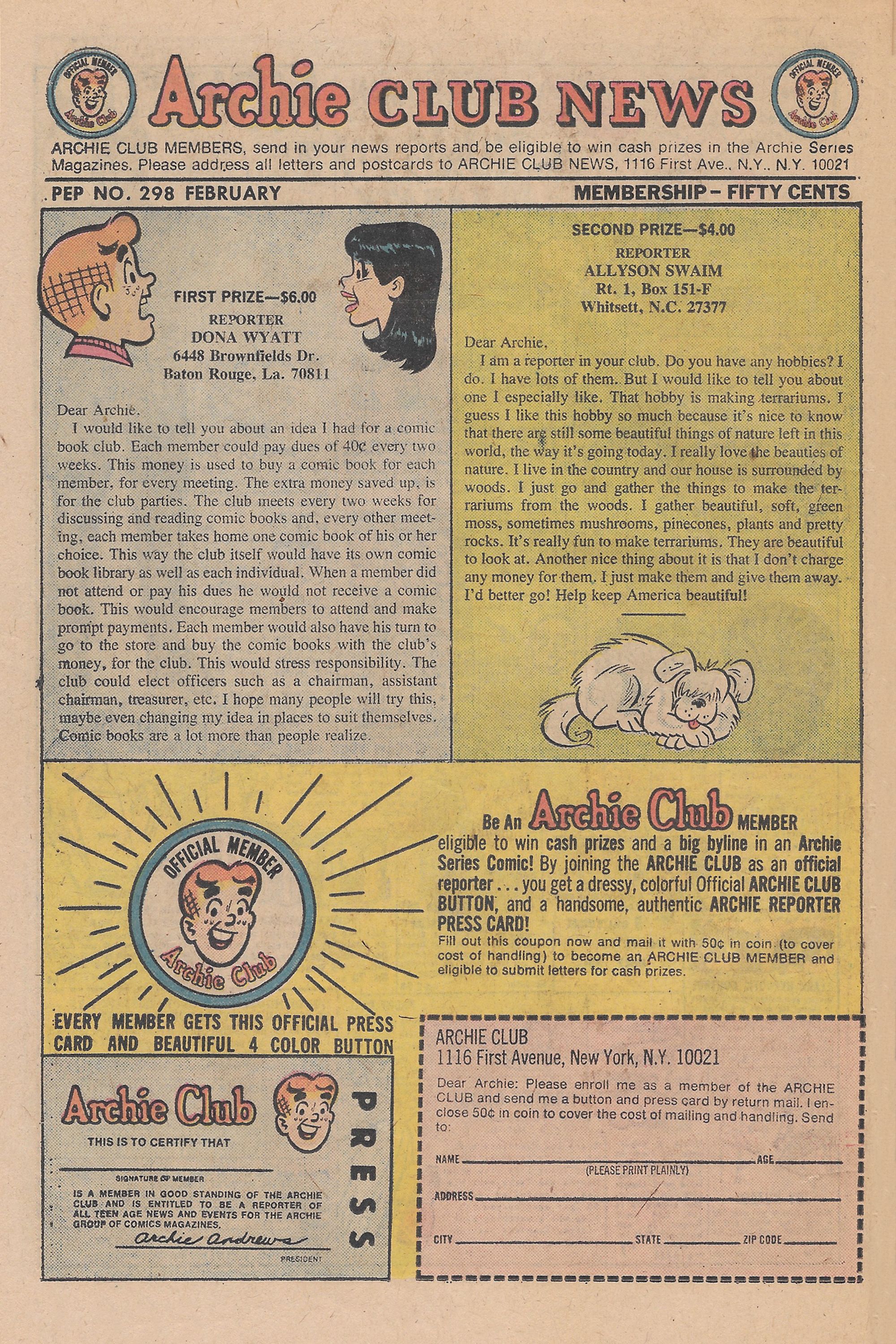 Read online Pep Comics comic -  Issue #298 - 26