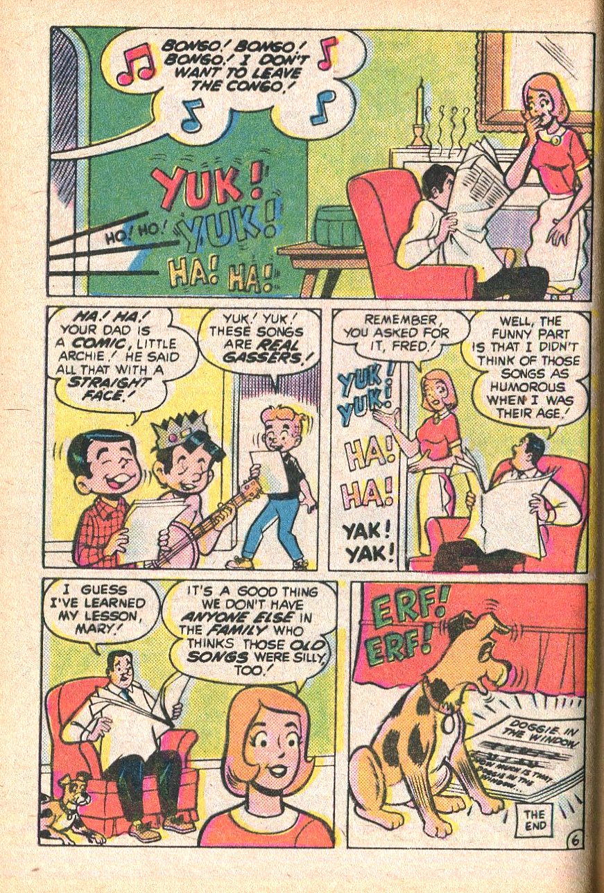 Read online Little Archie Comics Digest Magazine comic -  Issue #21 - 72