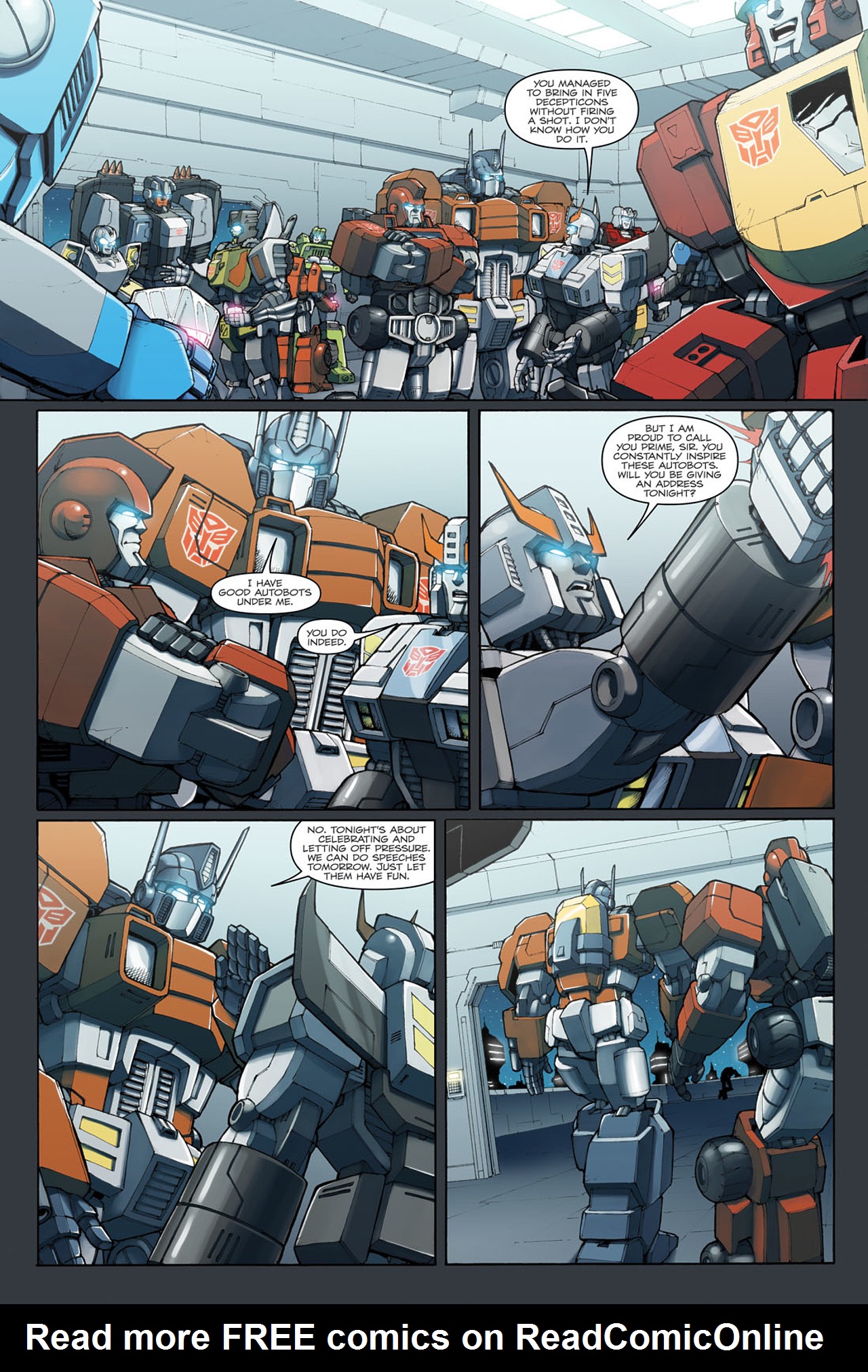 Read online The Transformers Ironhide comic Issue 1