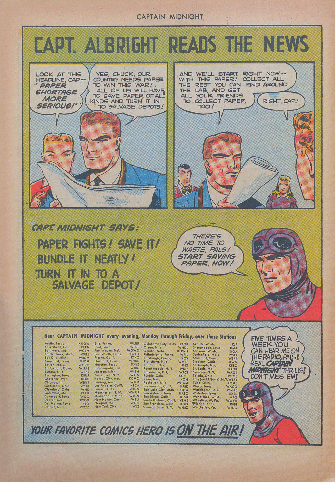 Read online Captain Midnight (1942) comic -  Issue #20 - 14
