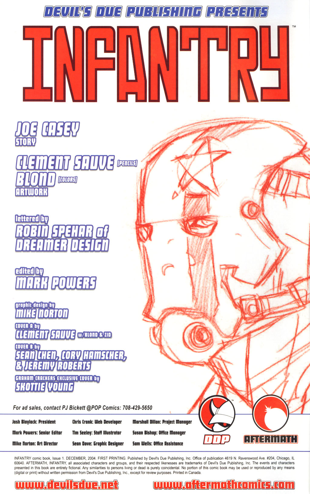 Read online Infantry comic -  Issue #1 - 2