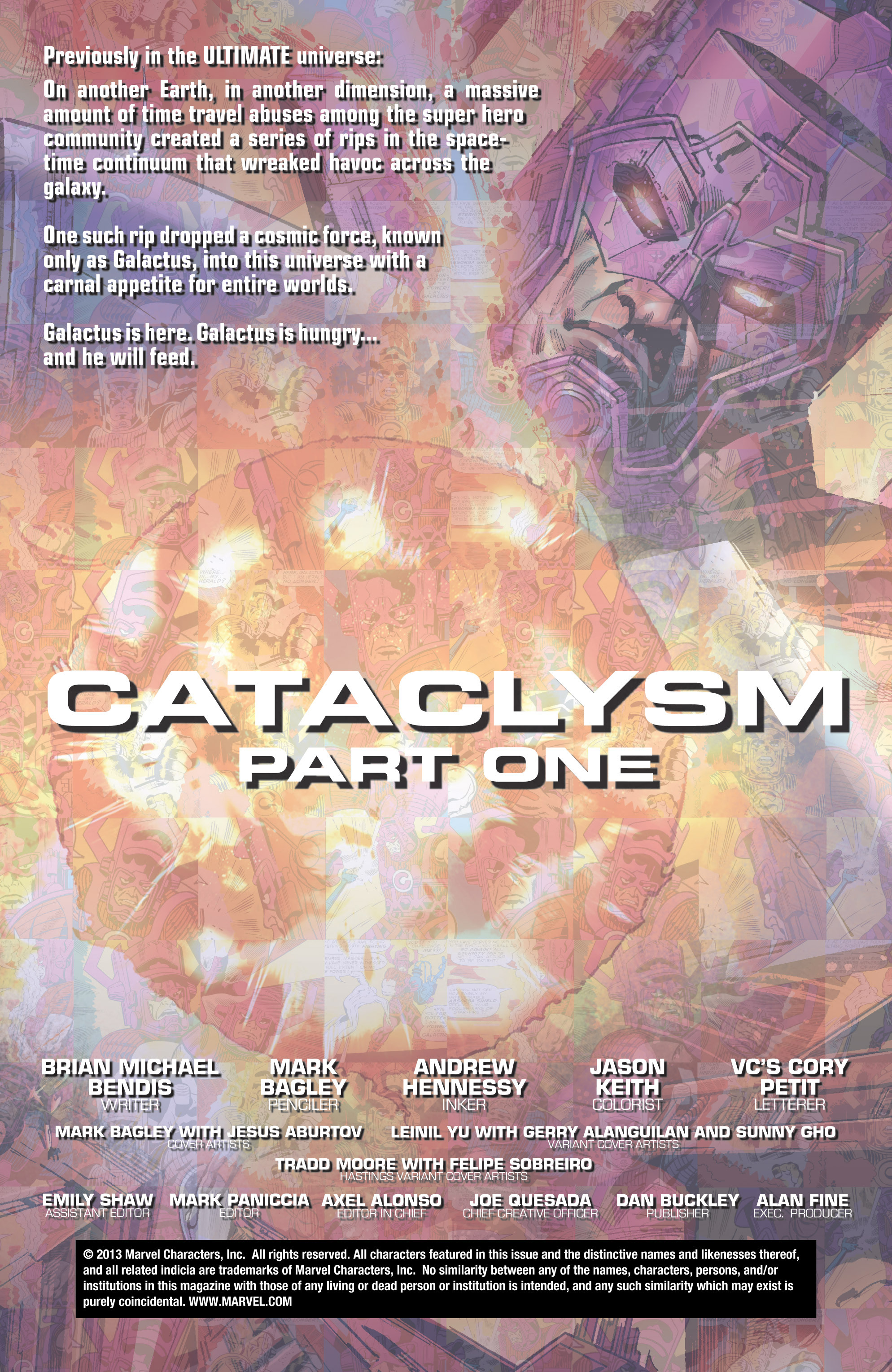 Read online Cataclysm: The Ultimates' Last Stand comic -  Issue #1 - 2