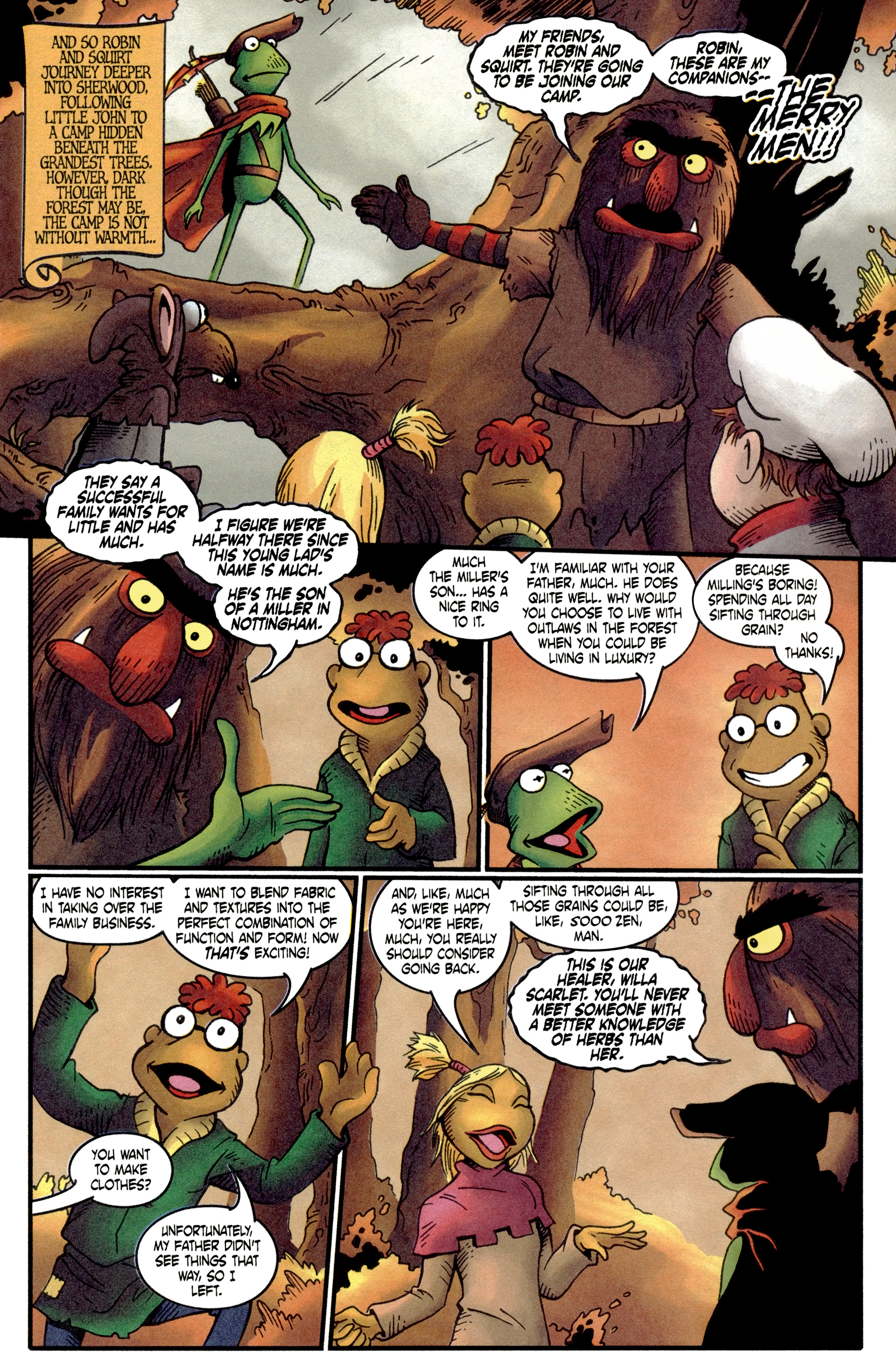 Read online Muppet Robin Hood comic -  Issue #1 - 21