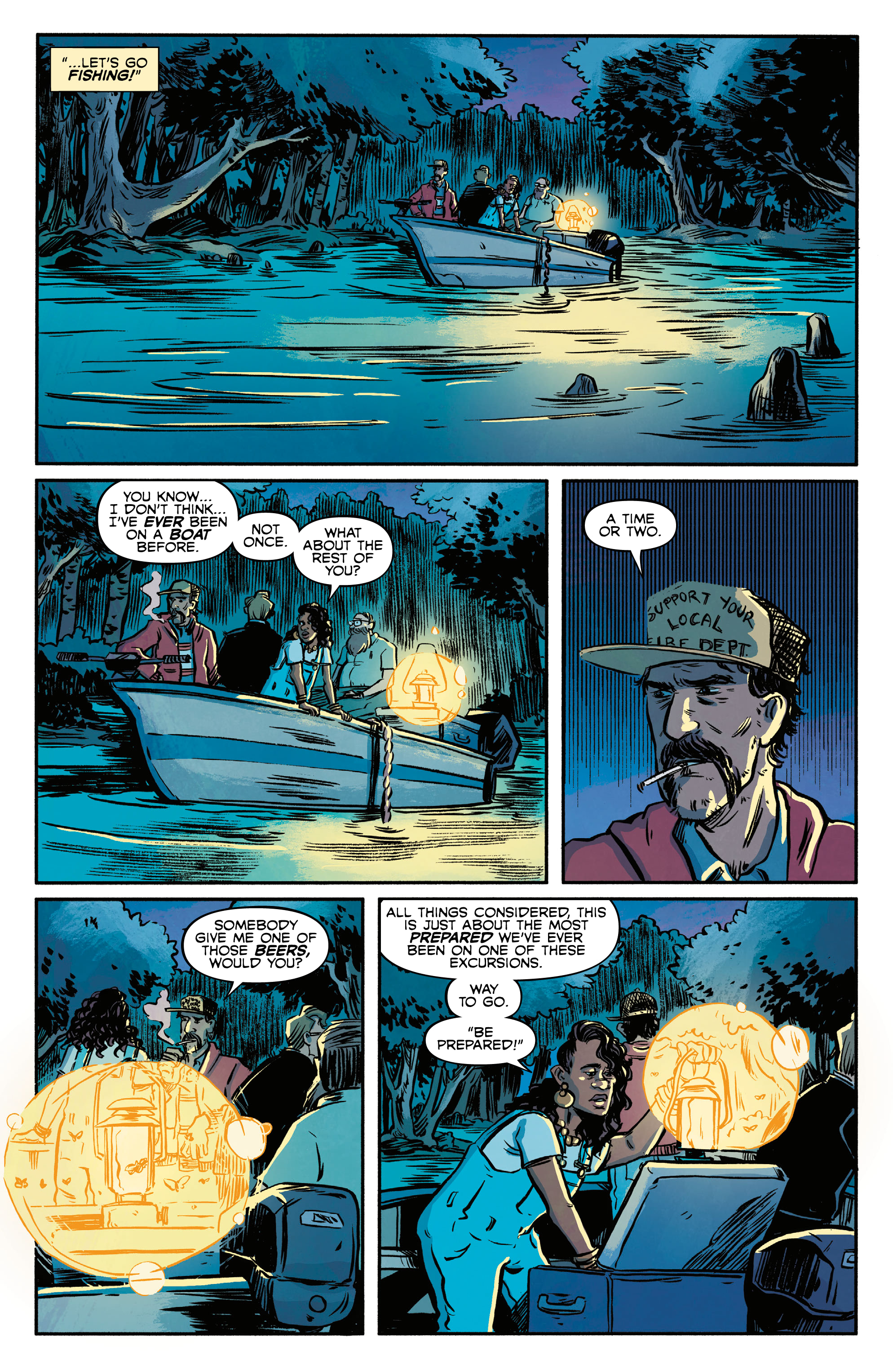 Read online Door to Door, Night by Night comic -  Issue #5 - 9