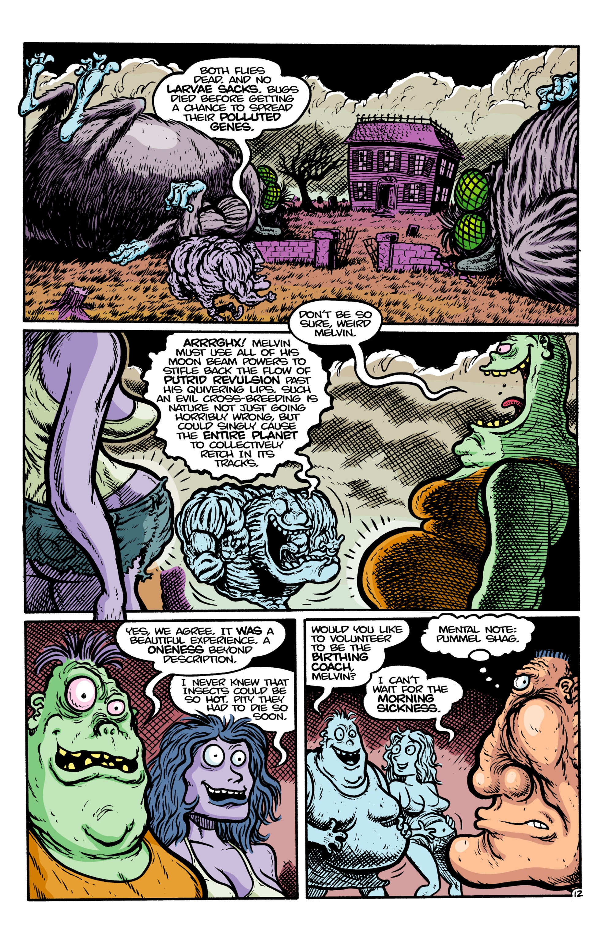 Read online Weird Melvin comic -  Issue #4 - 14