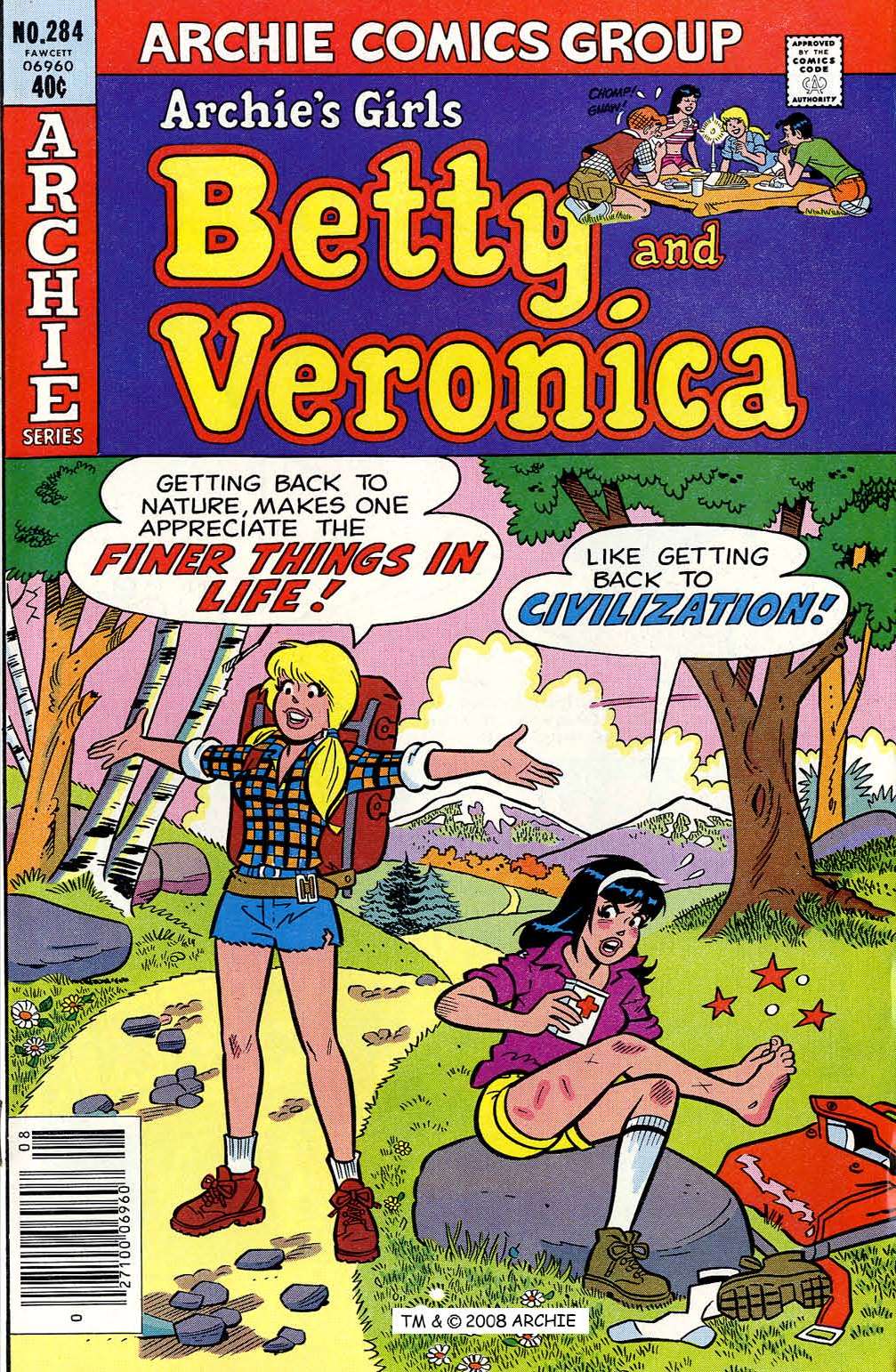 Read online Archie's Girls Betty and Veronica comic -  Issue #284 - 1