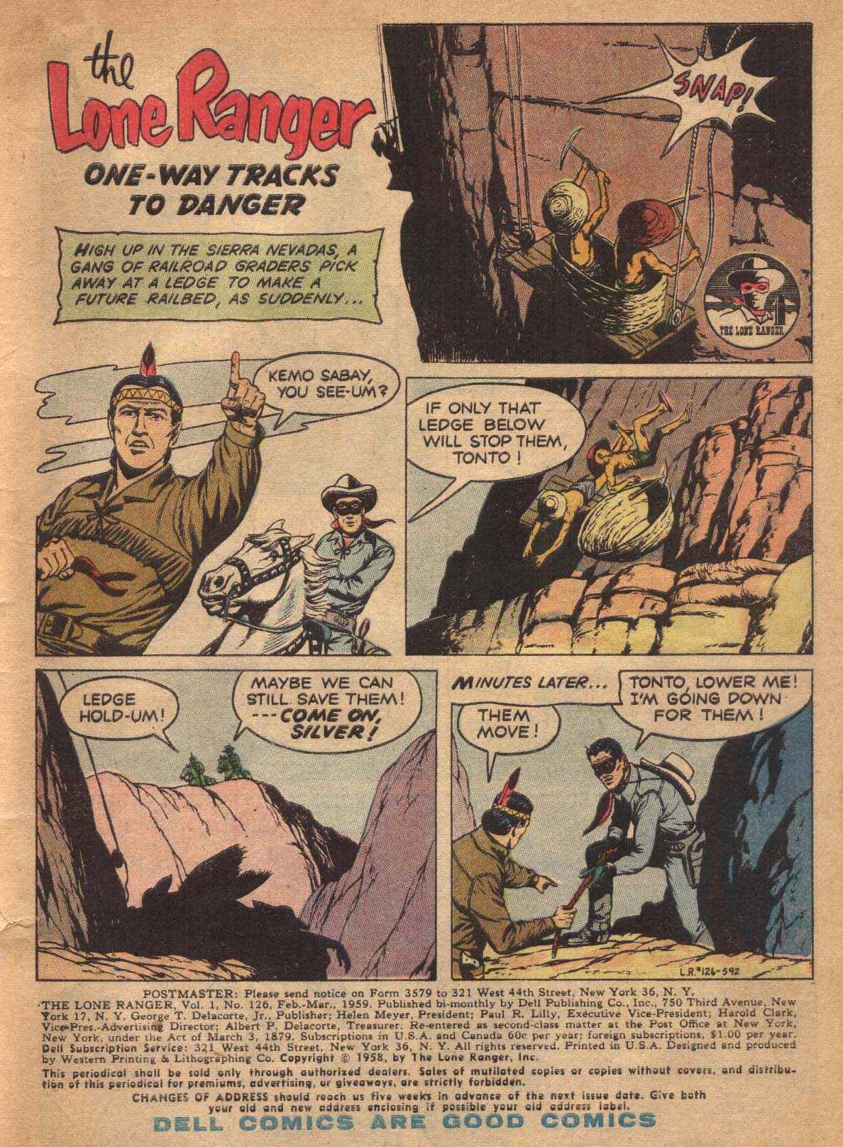 Read online The Lone Ranger (1948) comic -  Issue #126 - 3