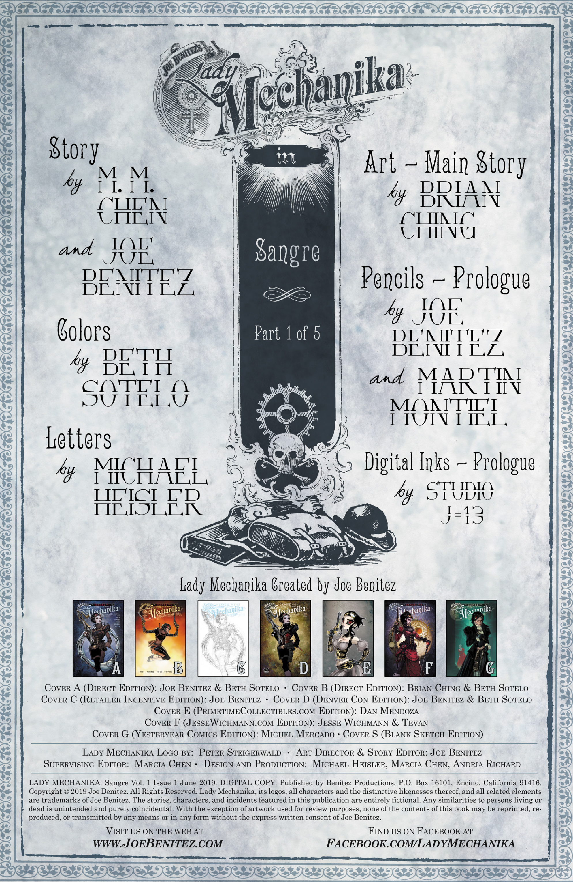 Read online Lady Mechanika: Sangre comic -  Issue #1 - 3
