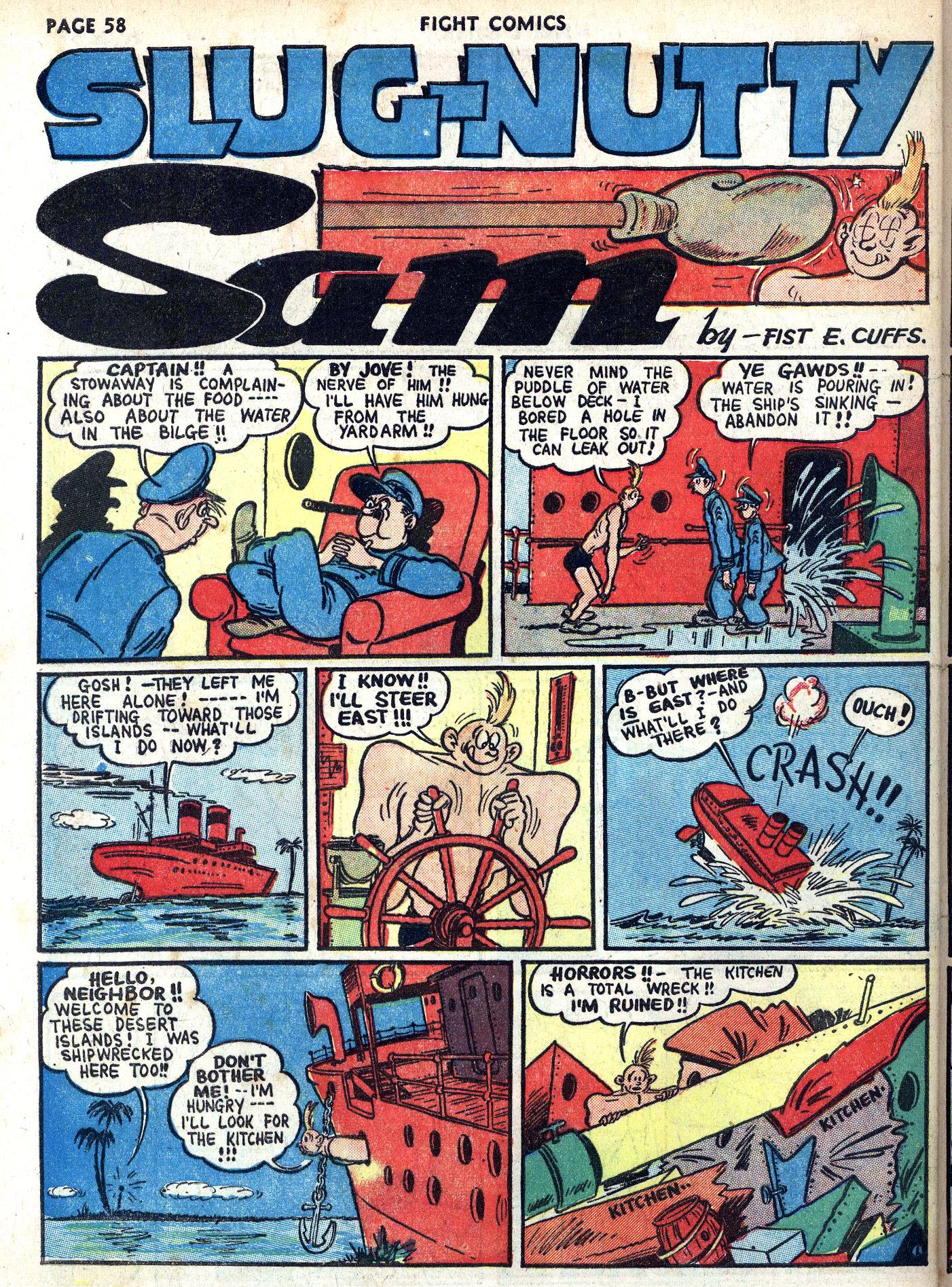 Read online Fight Comics comic -  Issue #10 - 60