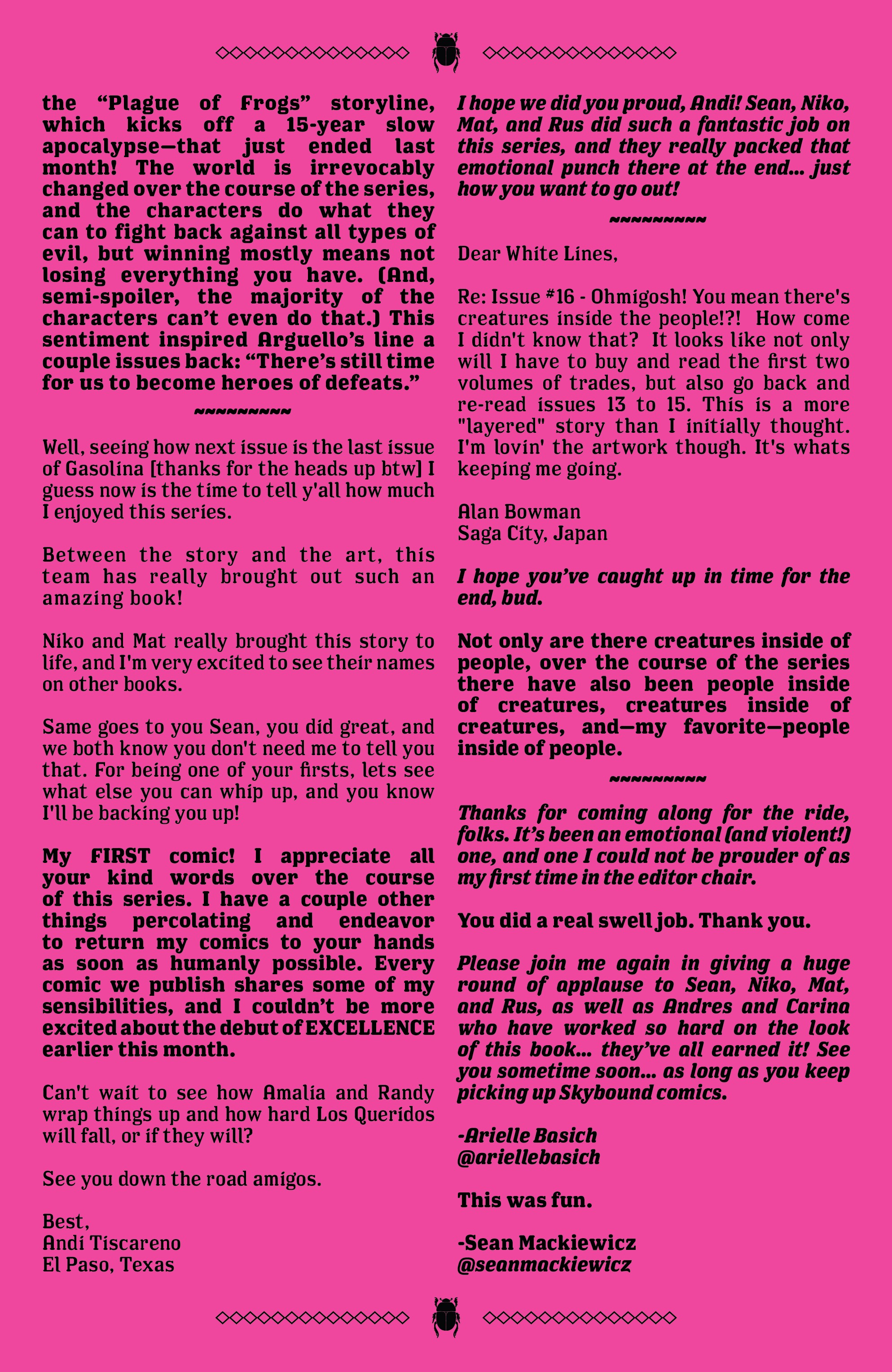 Read online Gasolina comic -  Issue #18 - 23