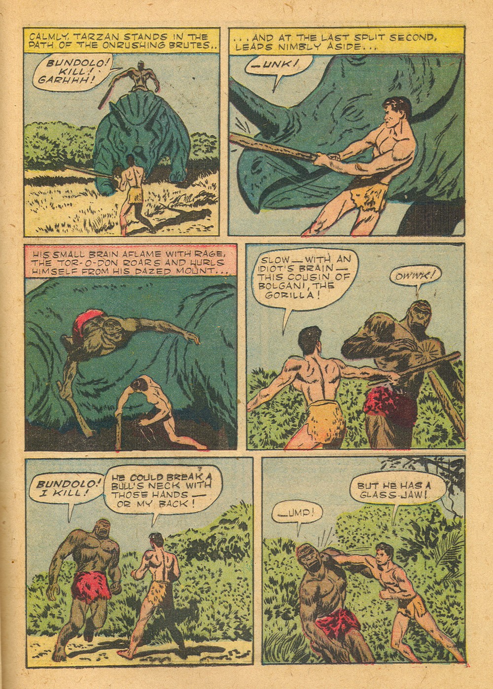 Read online Tarzan (1948) comic -  Issue #24 - 37
