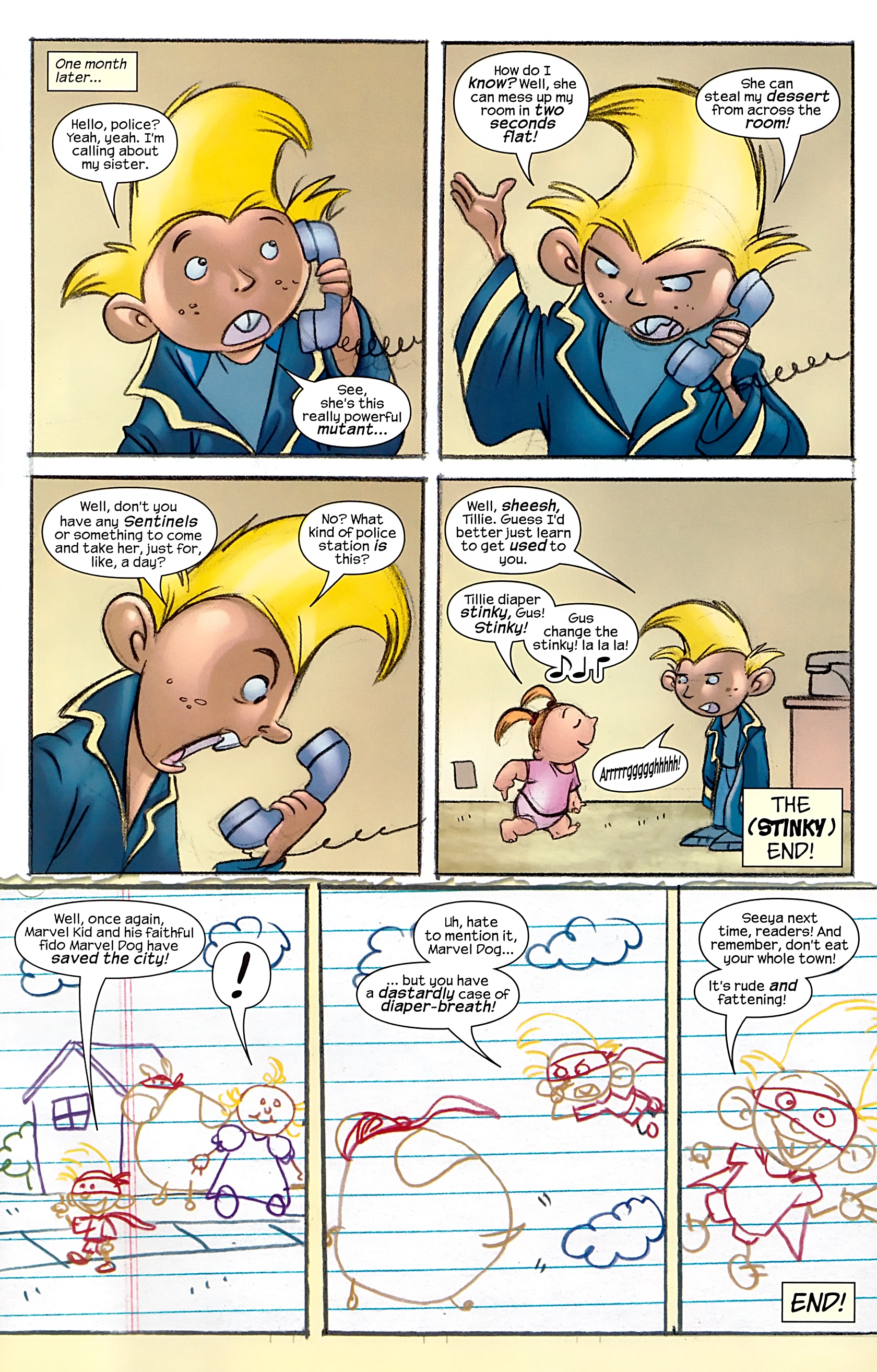 Read online Marvelous Adventures of Gus Beezer comic -  Issue # X-Men - 24