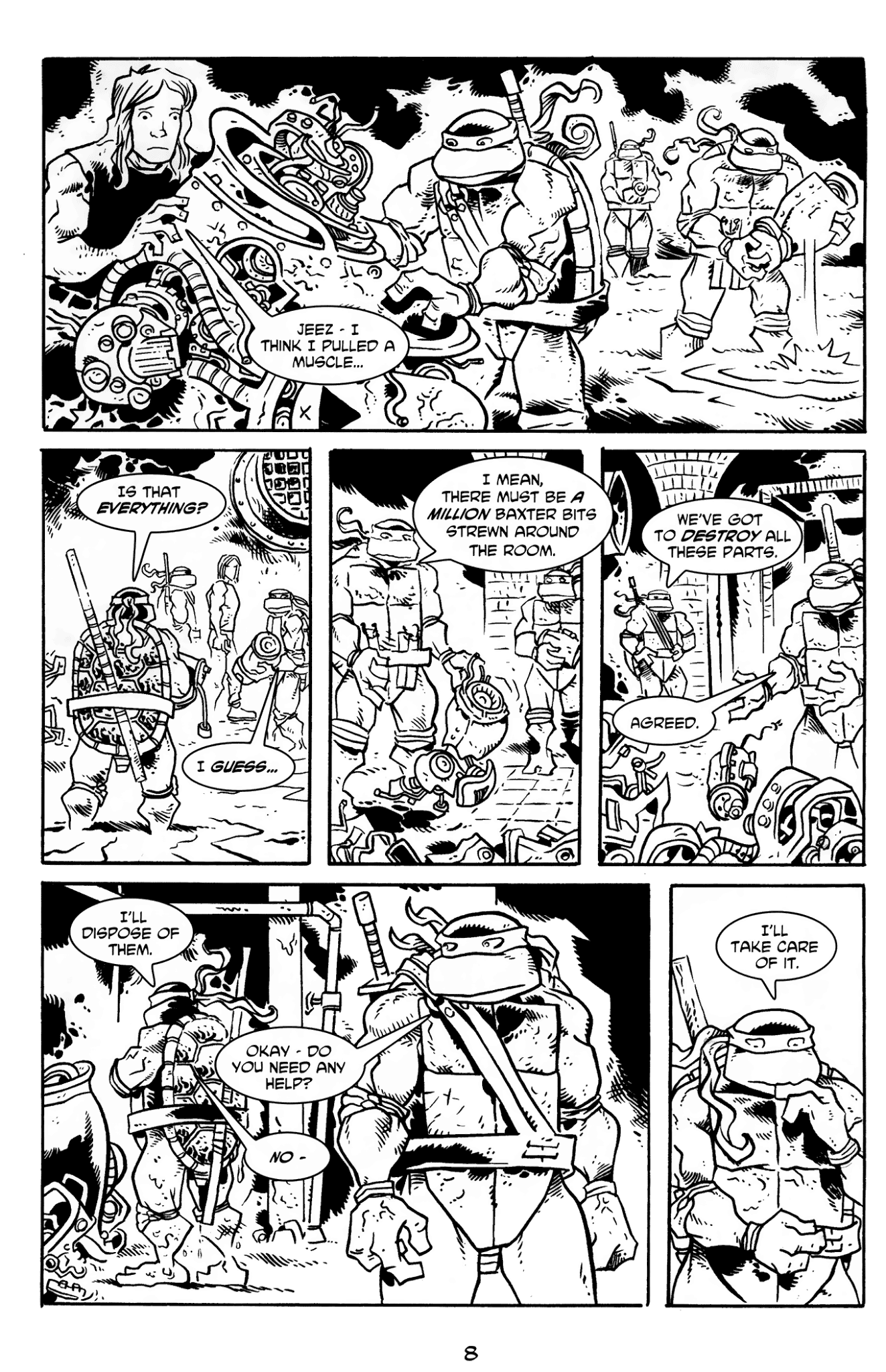 Read online Donatello The Brain Thief comic -  Issue #1 - 11
