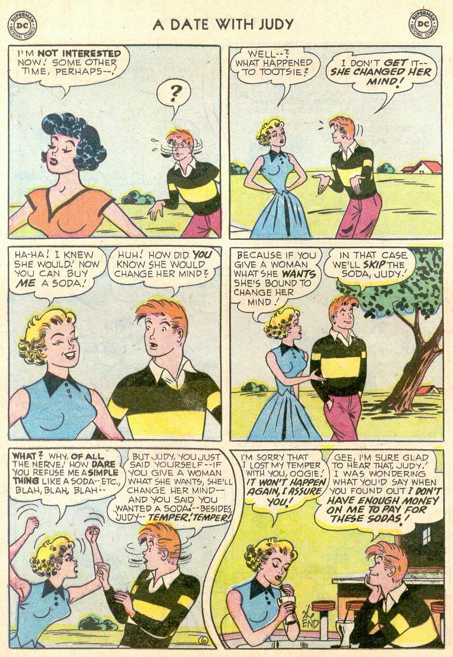 Read online A Date with Judy comic -  Issue #55 - 16