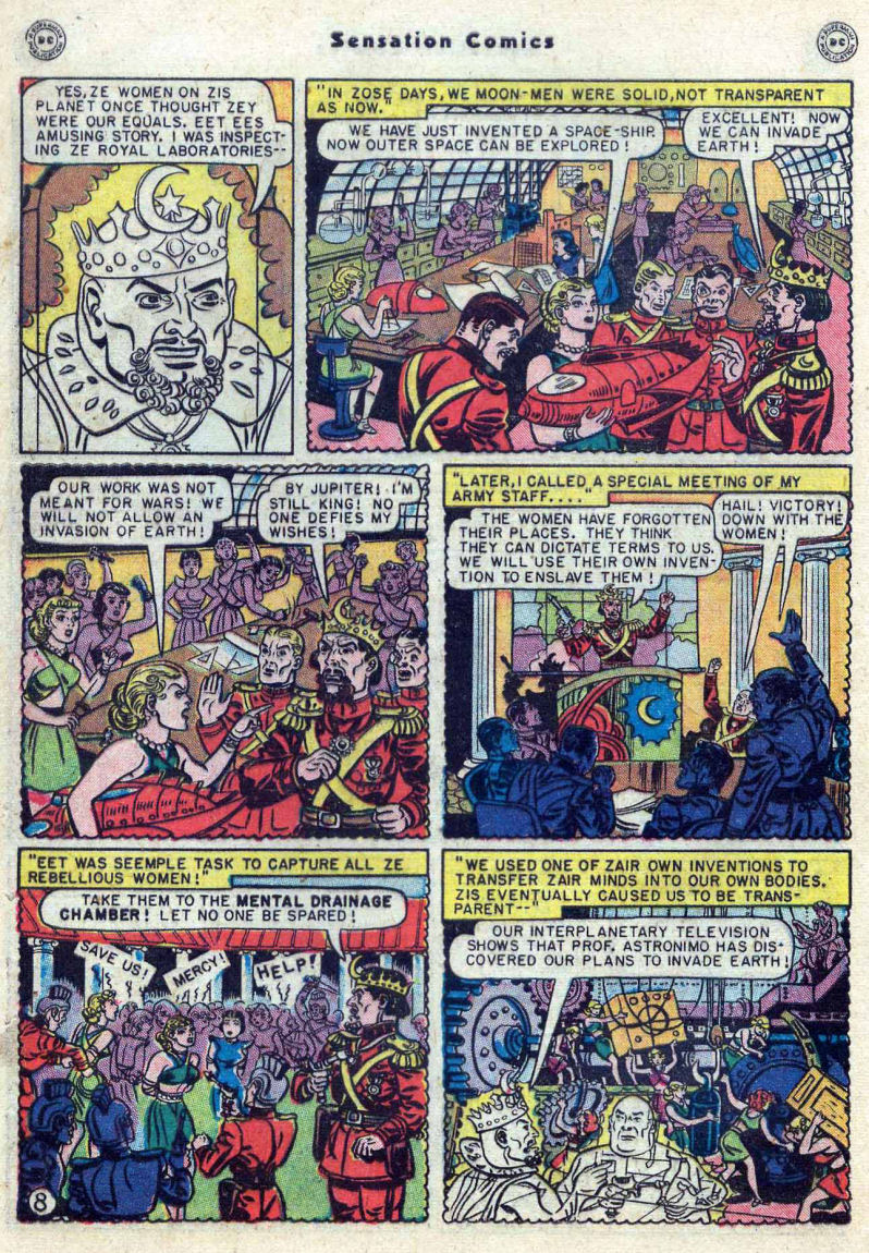 Read online Sensation (Mystery) Comics comic -  Issue #82 - 10