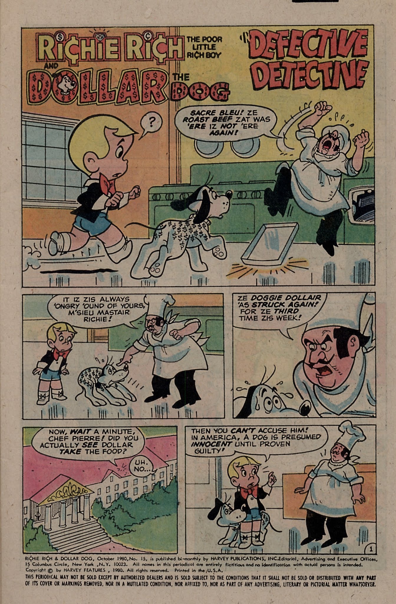Read online Richie Rich & Dollar the Dog comic -  Issue #15 - 5