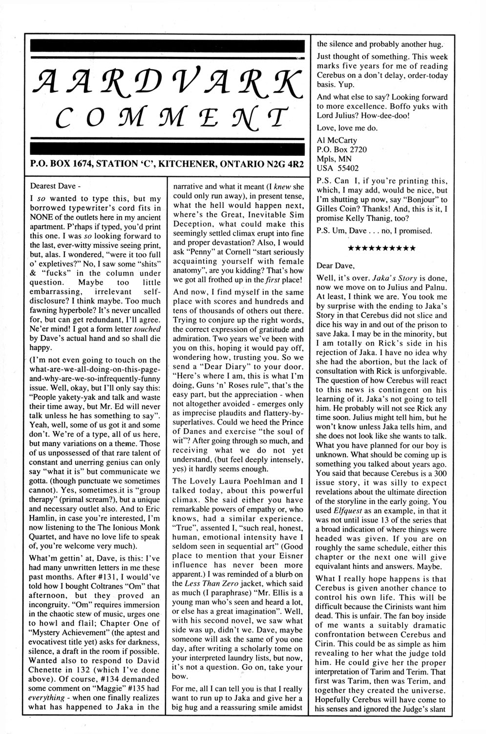 Cerebus Issue #139 #138 - English 23