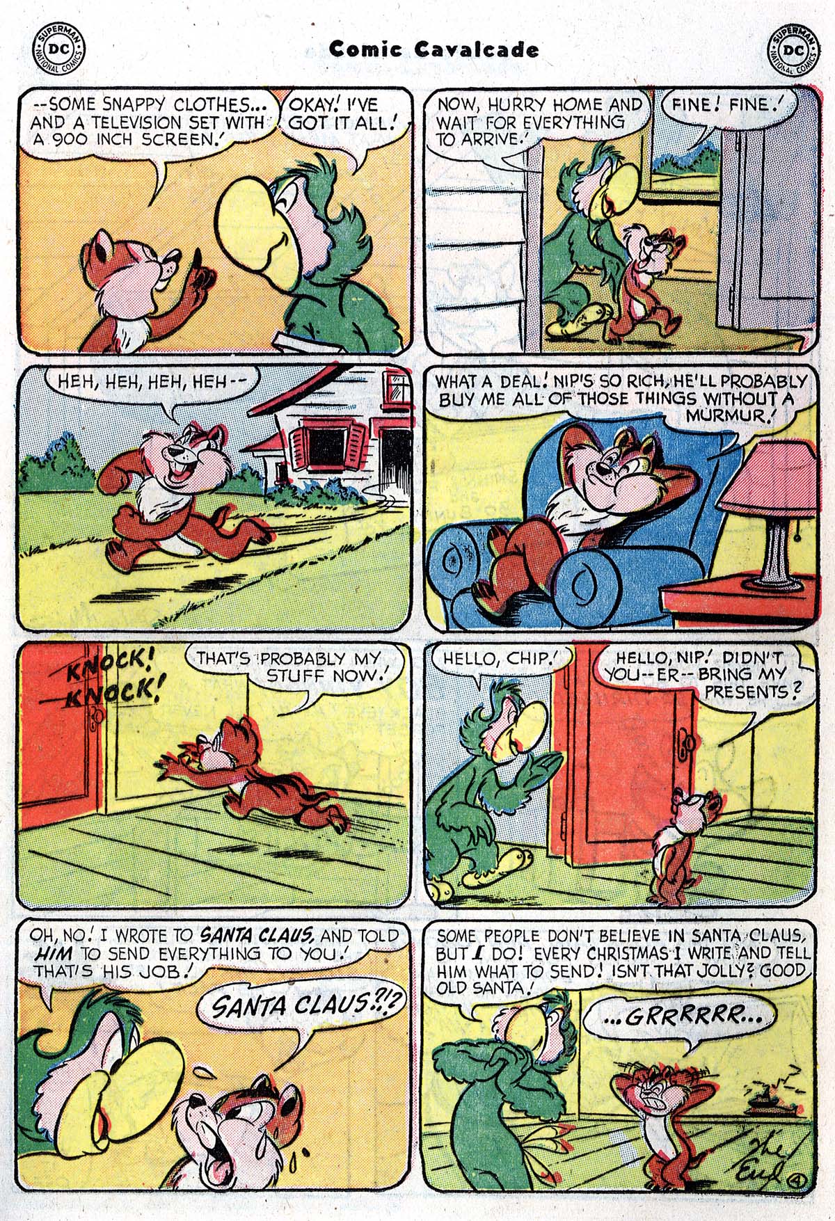 Read online Comic Cavalcade comic -  Issue #58 - 41