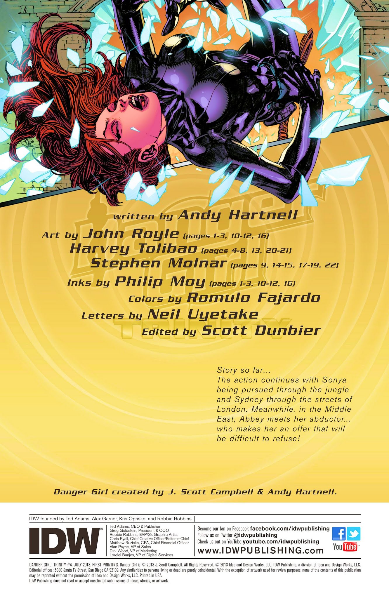Read online Danger Girl: Trinity comic -  Issue #4 - 2