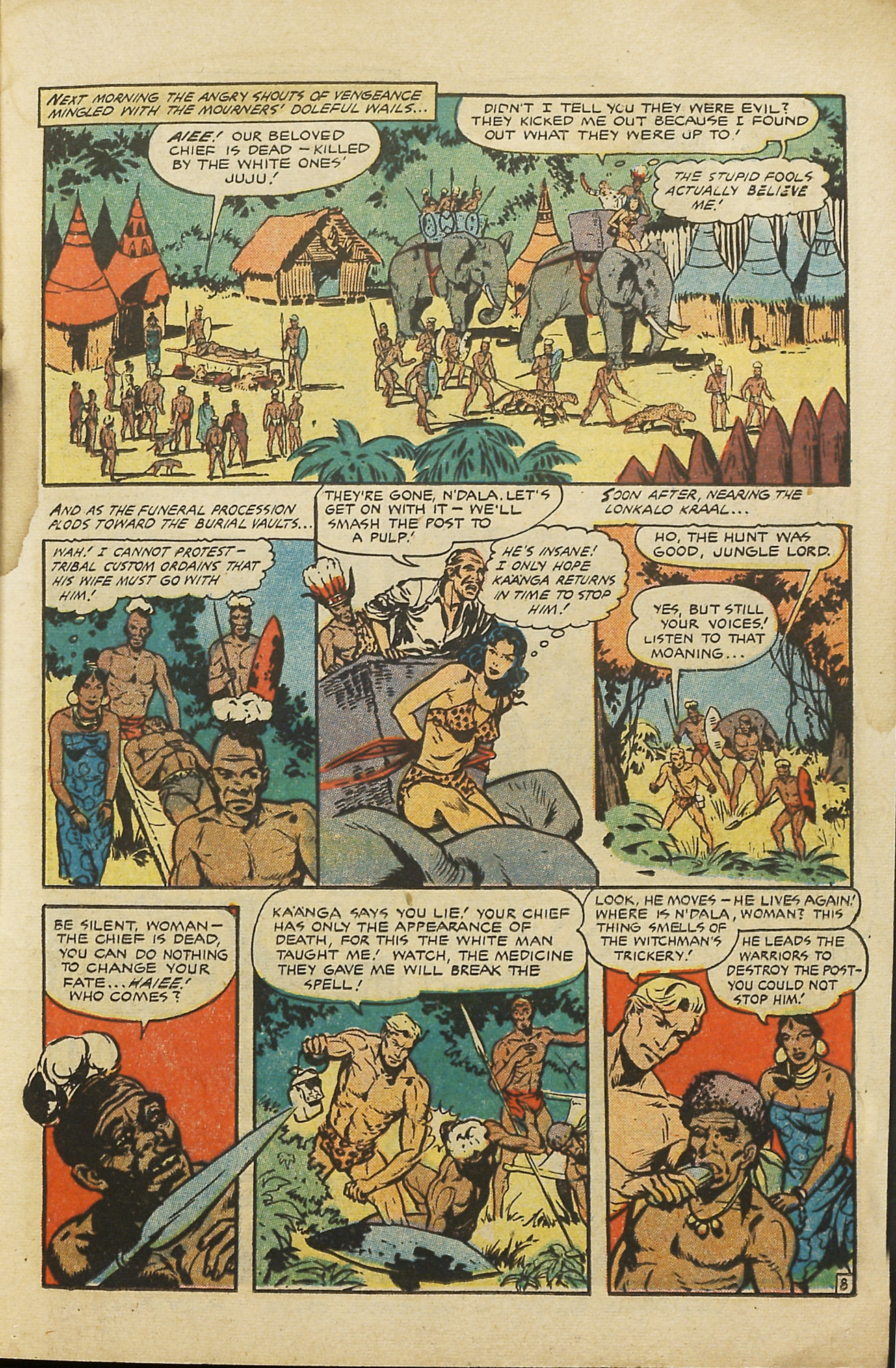 Read online Jungle Comics comic -  Issue #145 - 12