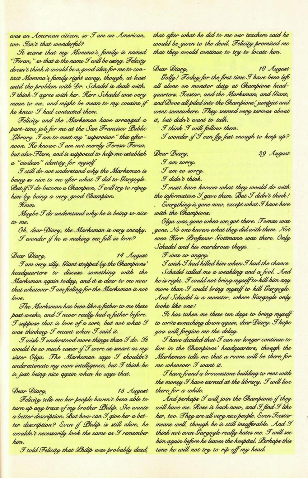 Read online Champions (1987) comic -  Issue #3 - 33