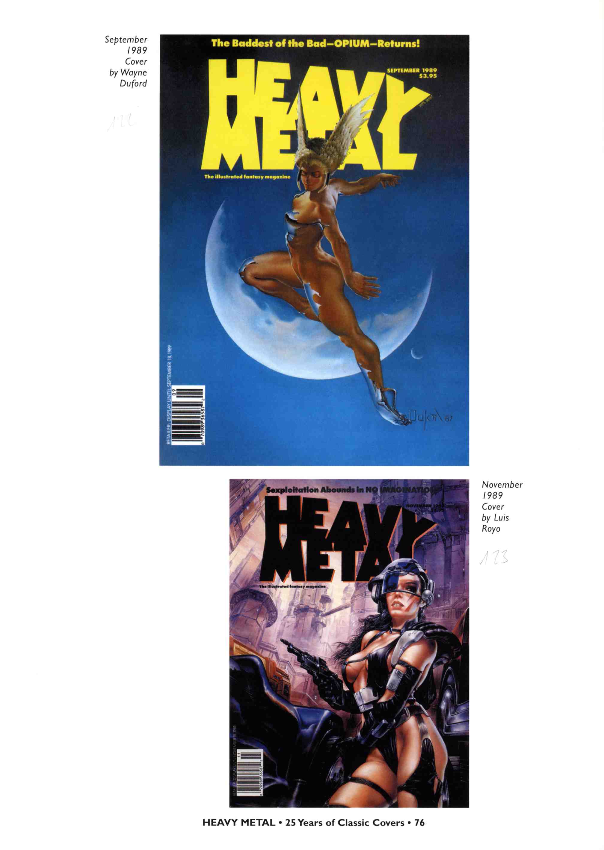 Read online Heavy Metal: 25 Years of Classic Covers comic -  Issue # TPB - 82
