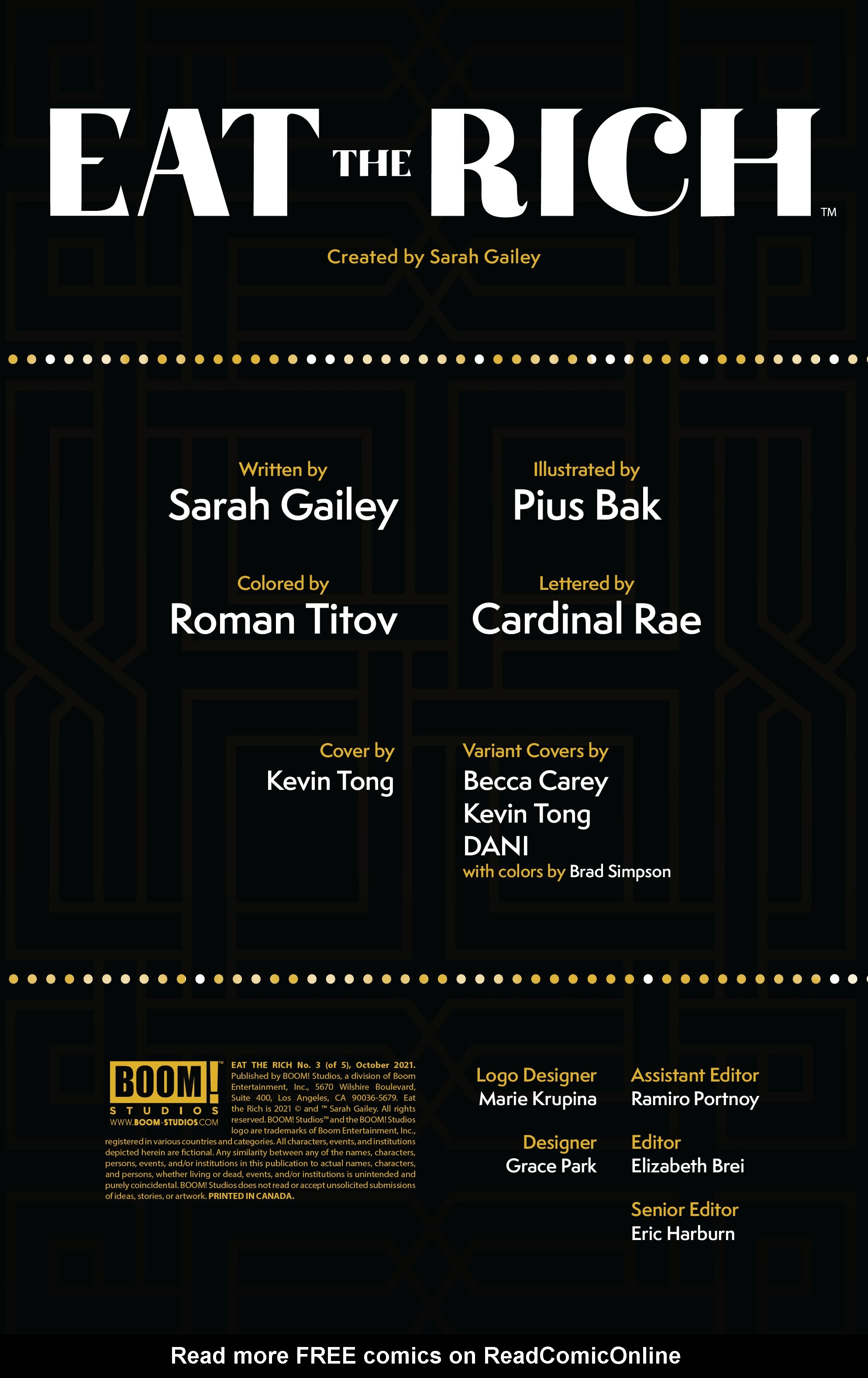 Read online Eat the Rich comic -  Issue #3 - 2