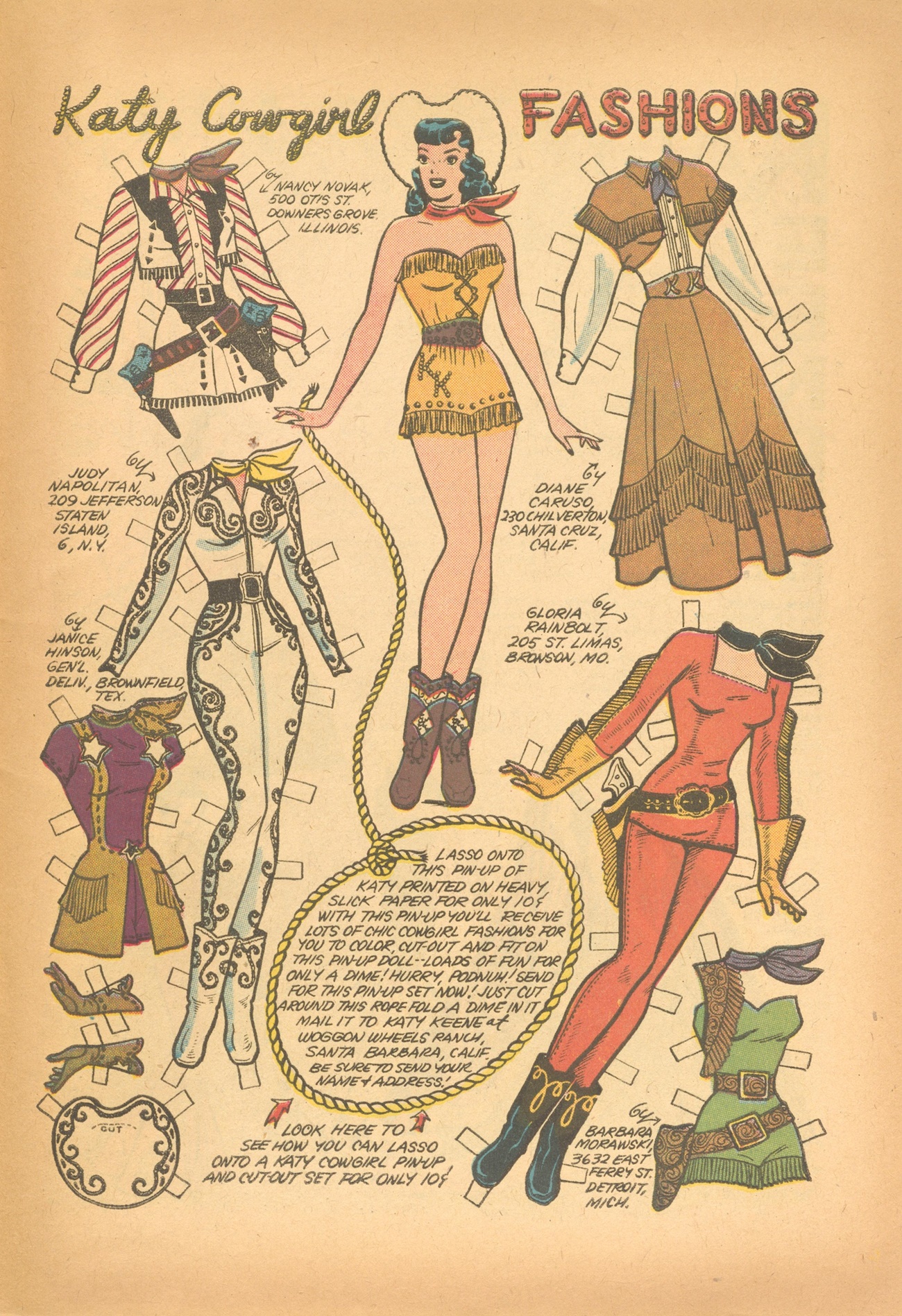 Read online Katy Keene (1949) comic -  Issue #30 - 31