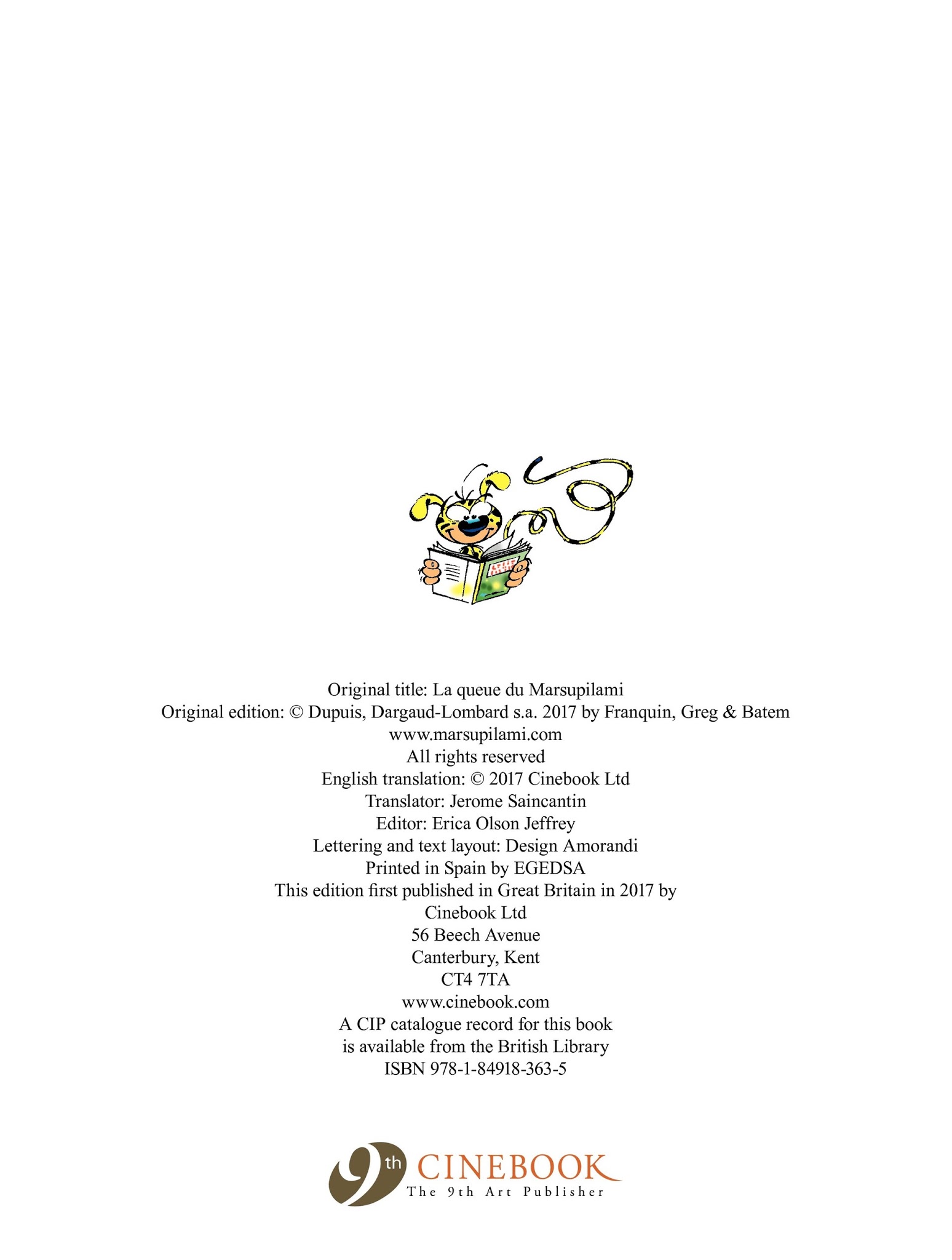 Read online Marsupilami comic -  Issue #1 - 4