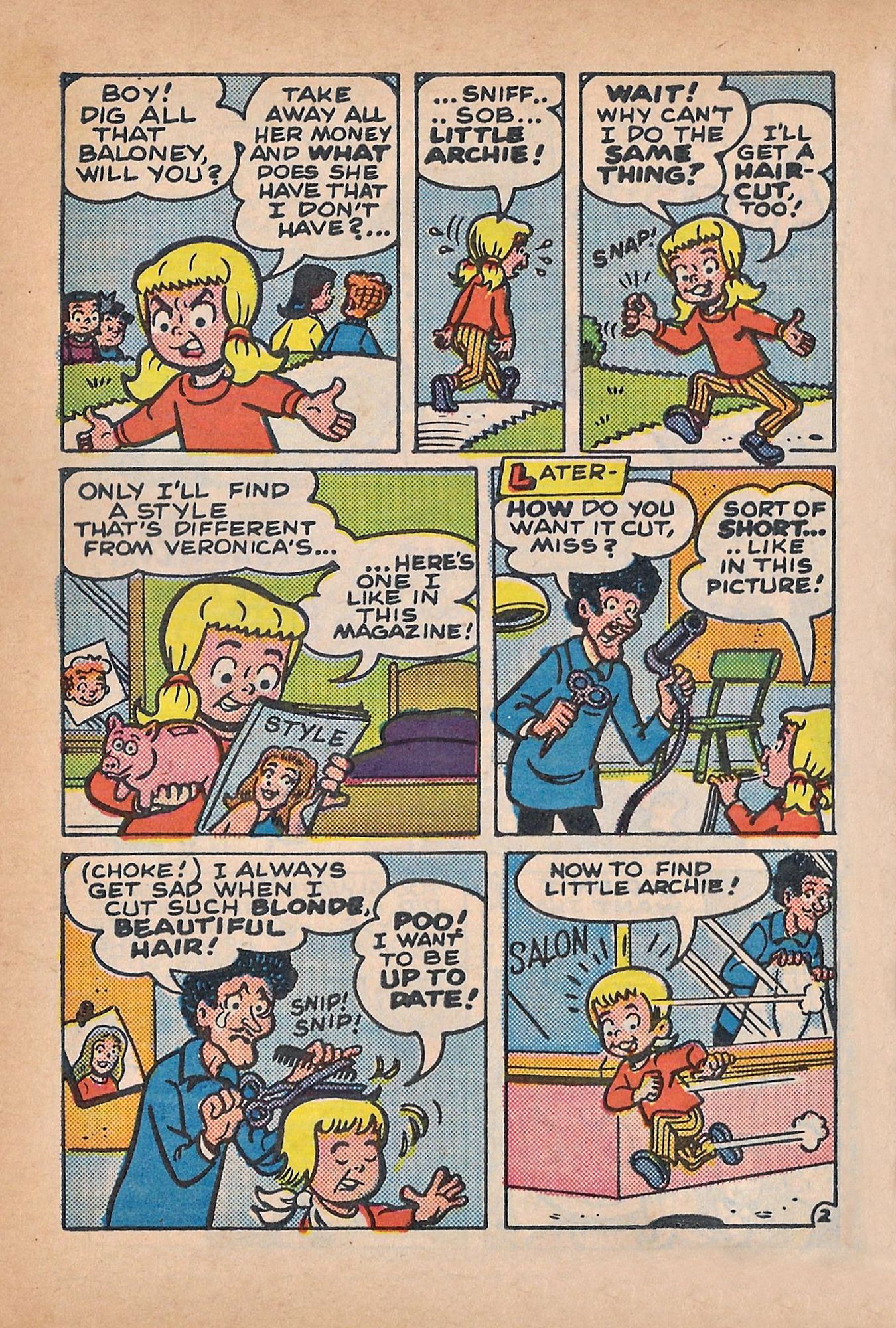 Read online Little Archie Comics Digest Magazine comic -  Issue #36 - 70