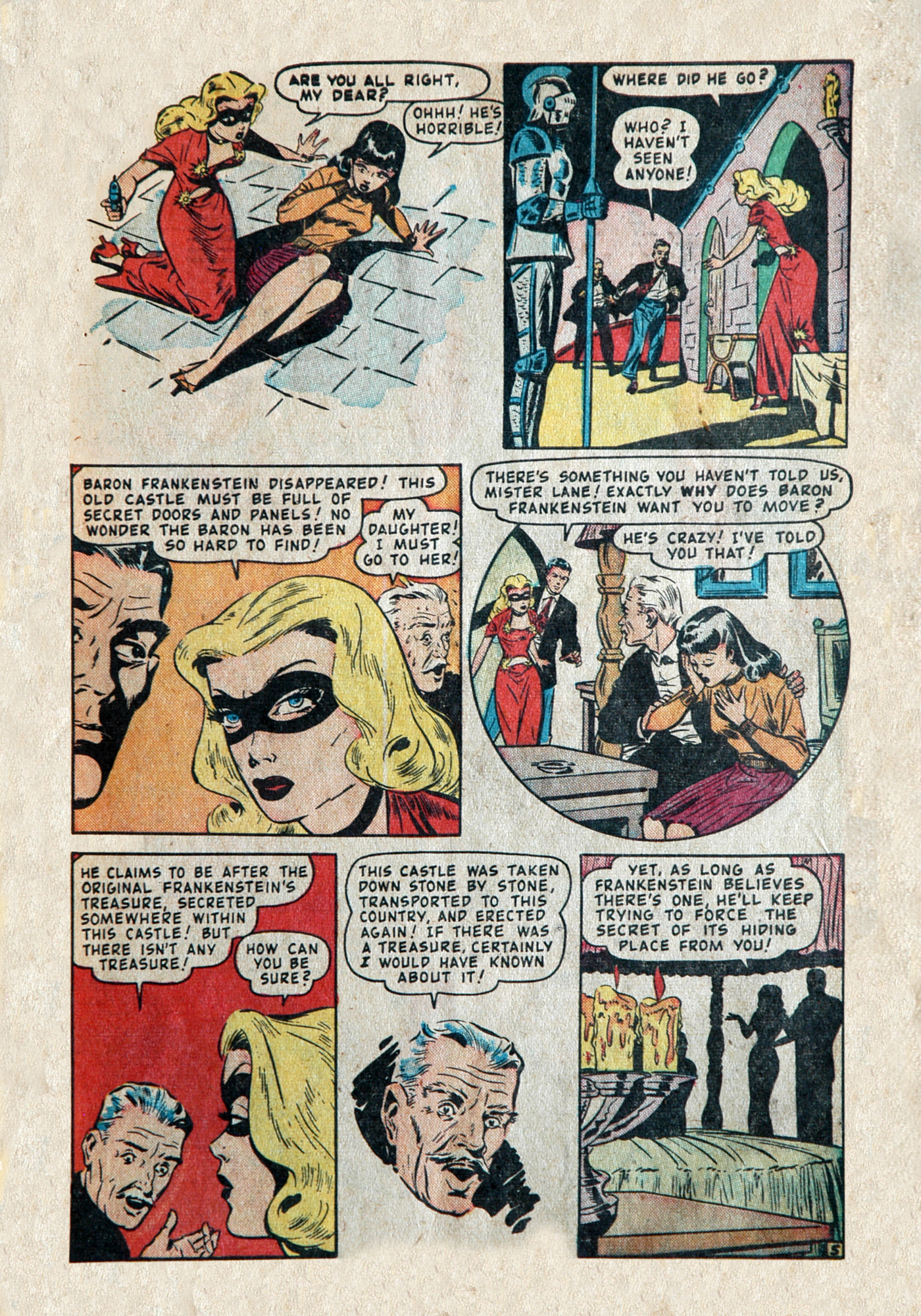 Read online Blonde Phantom Comics comic -  Issue #14 - 7