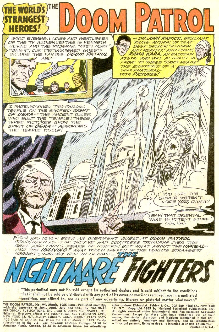 Read online Doom Patrol (1964) comic -  Issue #94 - 3