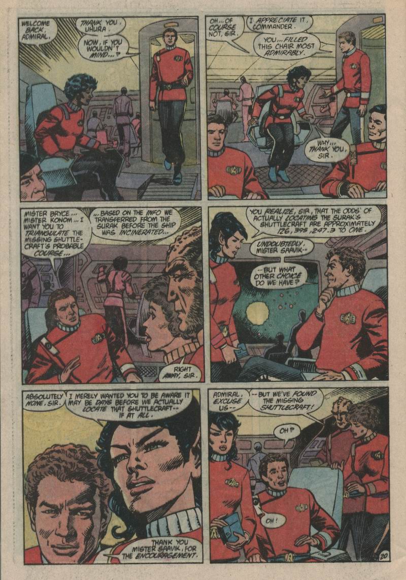 Read online Star Trek (1984) comic -  Issue #34 - 21