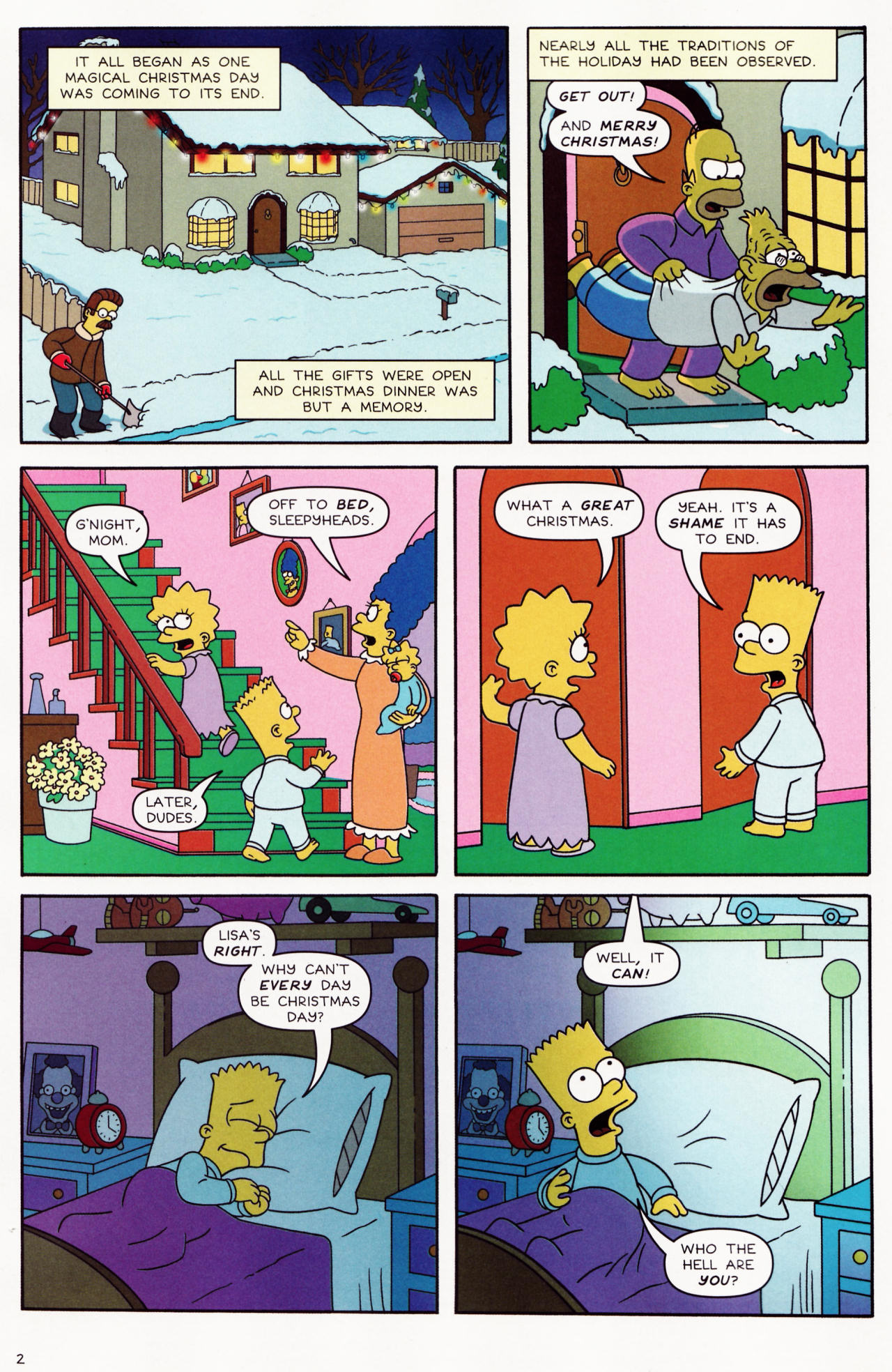 Read online The Simpsons Winter Wingding comic -  Issue #2 - 4