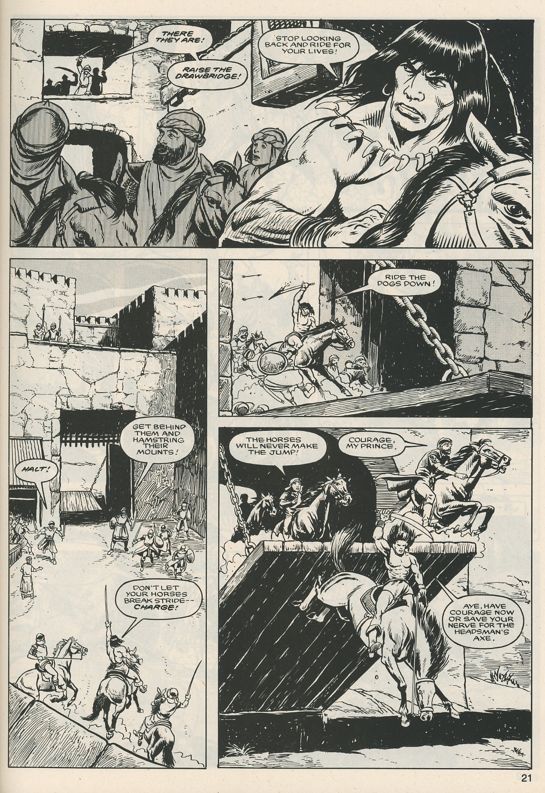 Read online The Savage Sword Of Conan comic -  Issue #124 - 21