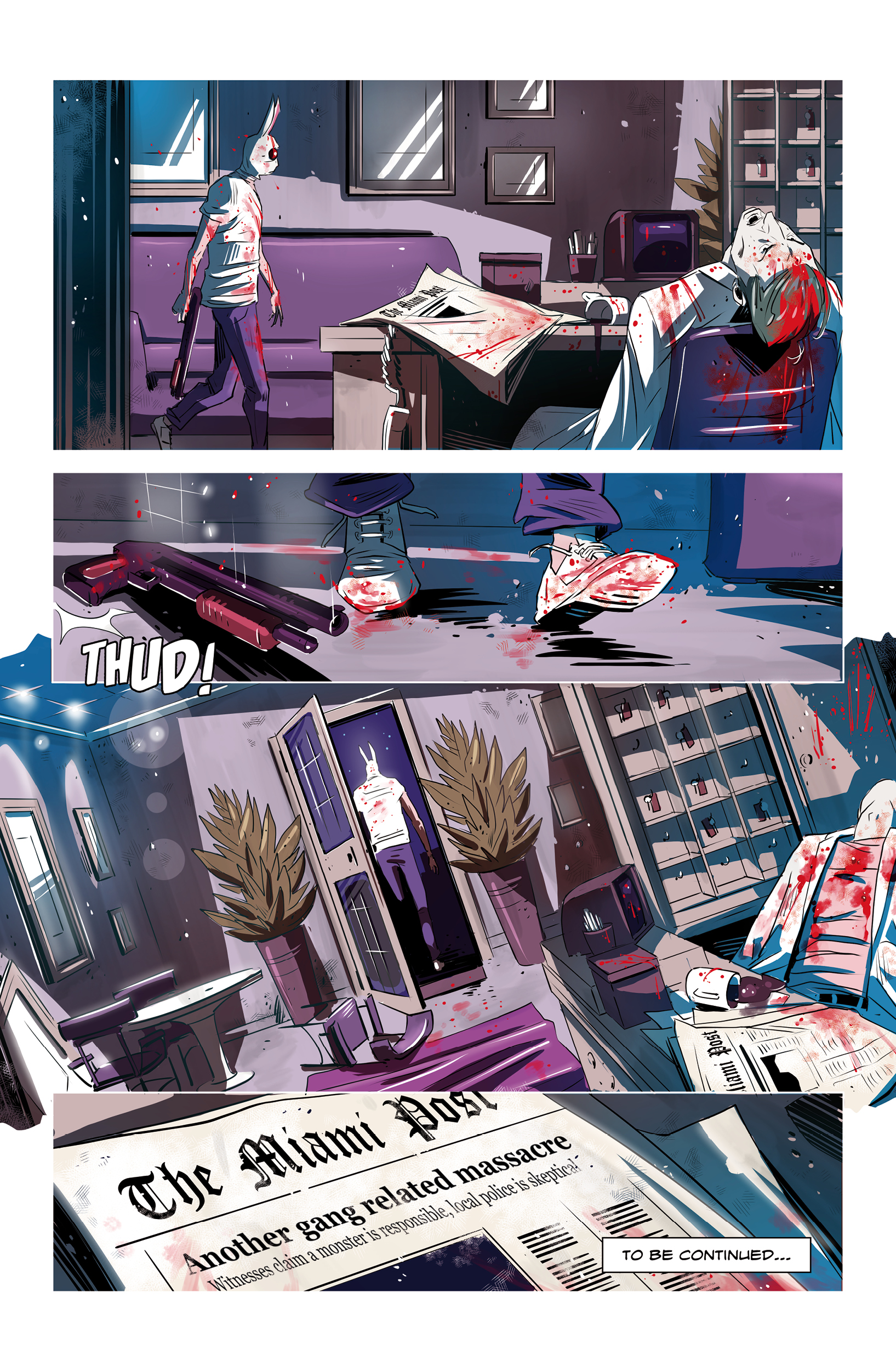 Read online Hotline Miami Wildlife comic -  Issue #2 - 35