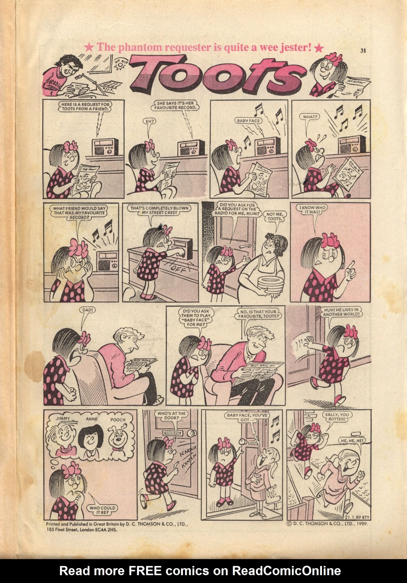 Read online Bunty comic -  Issue #1619 - 31