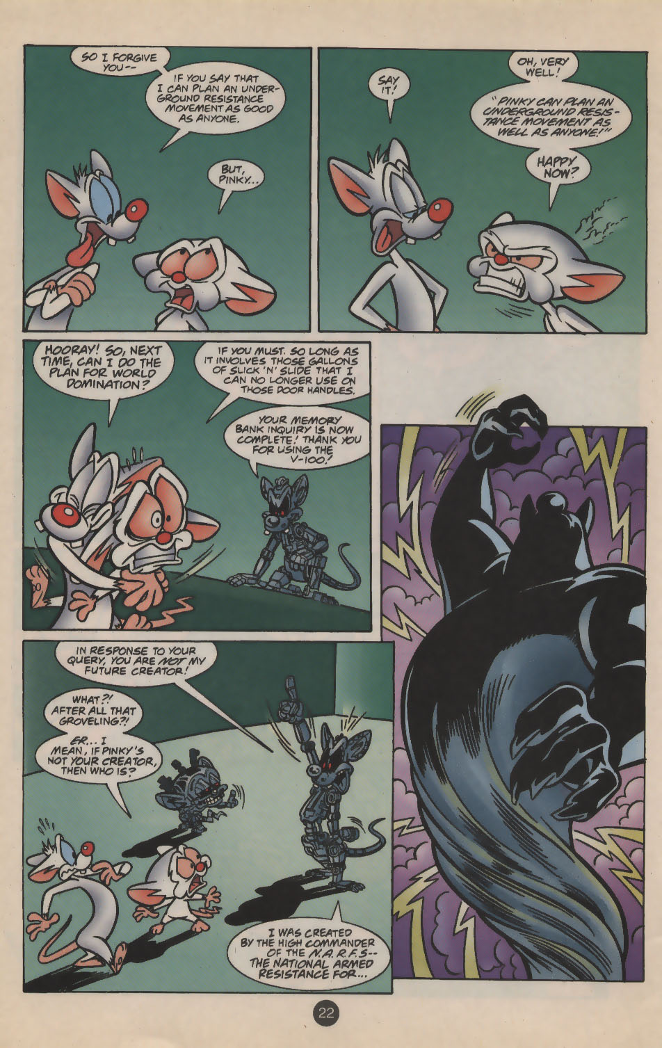 Read online Pinky and The Brain comic -  Issue #16 - 17