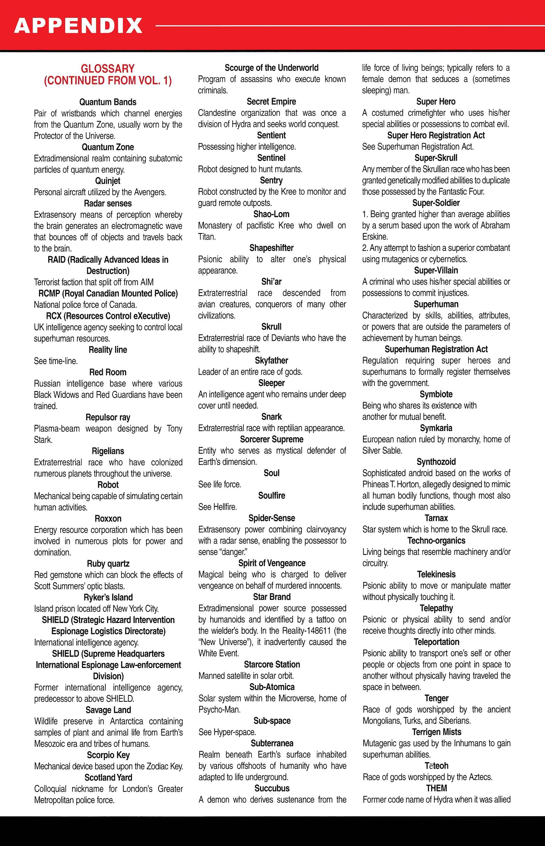 Read online Official Handbook of the Marvel Universe A to Z comic -  Issue # TPB 2 (Part 2) - 132