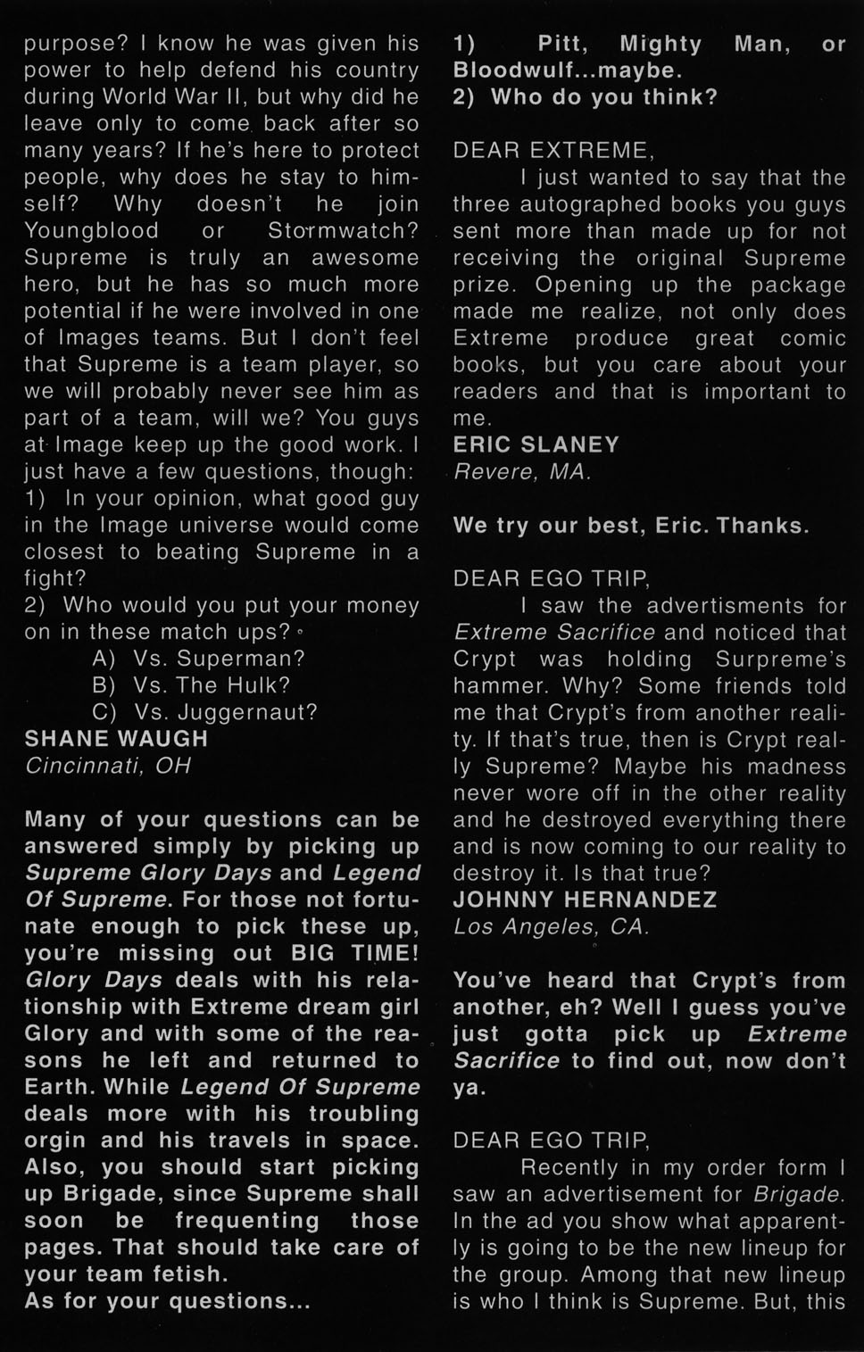 Read online Supreme (1992) comic -  Issue #22 - 25
