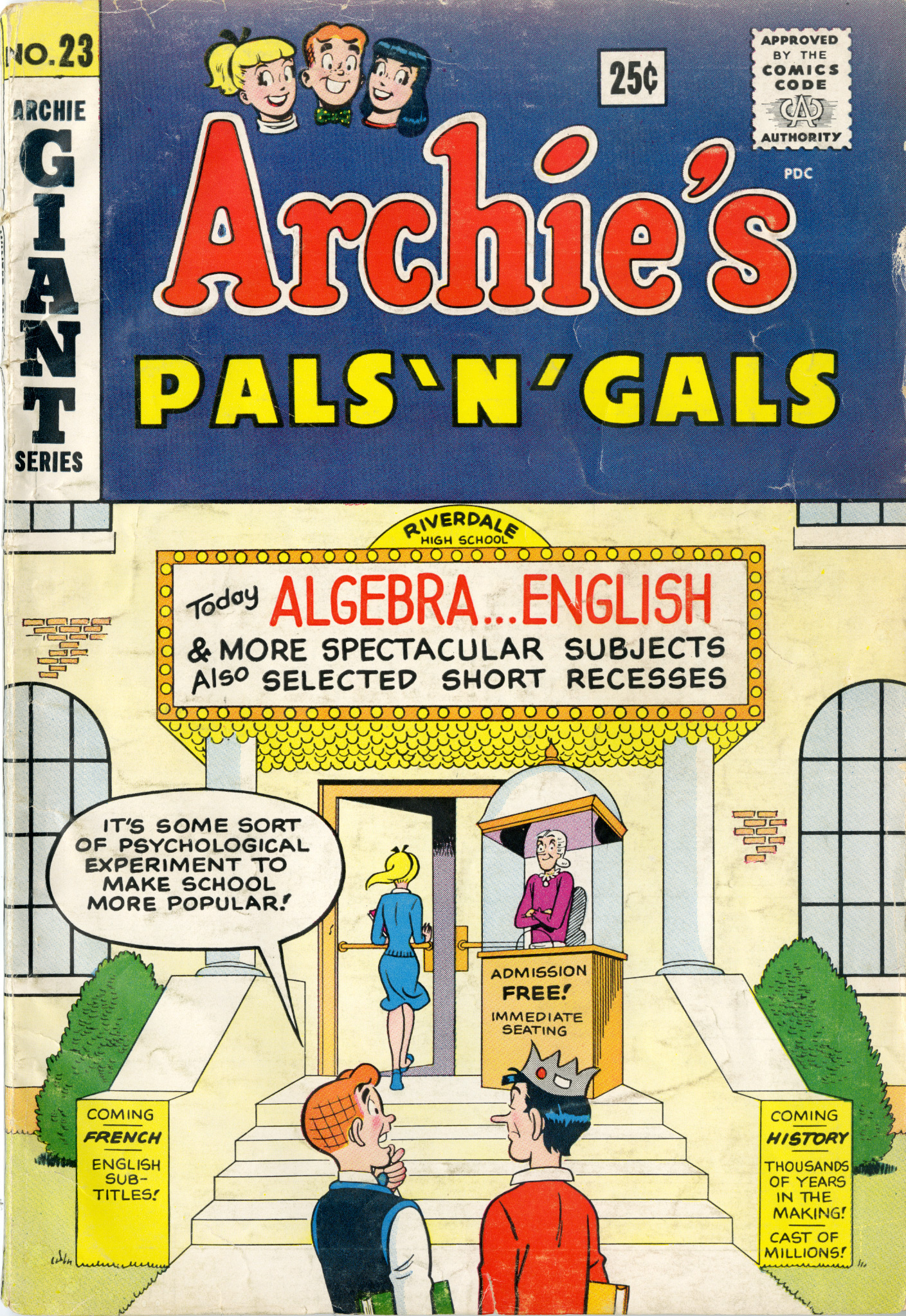 Read online Archie's Pals 'N' Gals (1952) comic -  Issue #23 - 1