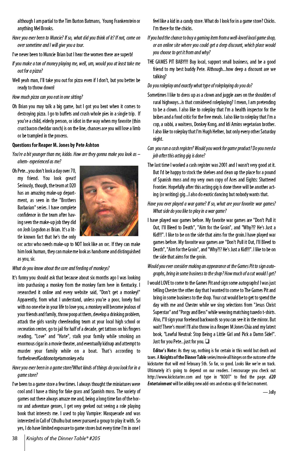 Read online Knights of the Dinner Table comic -  Issue #205 - 40